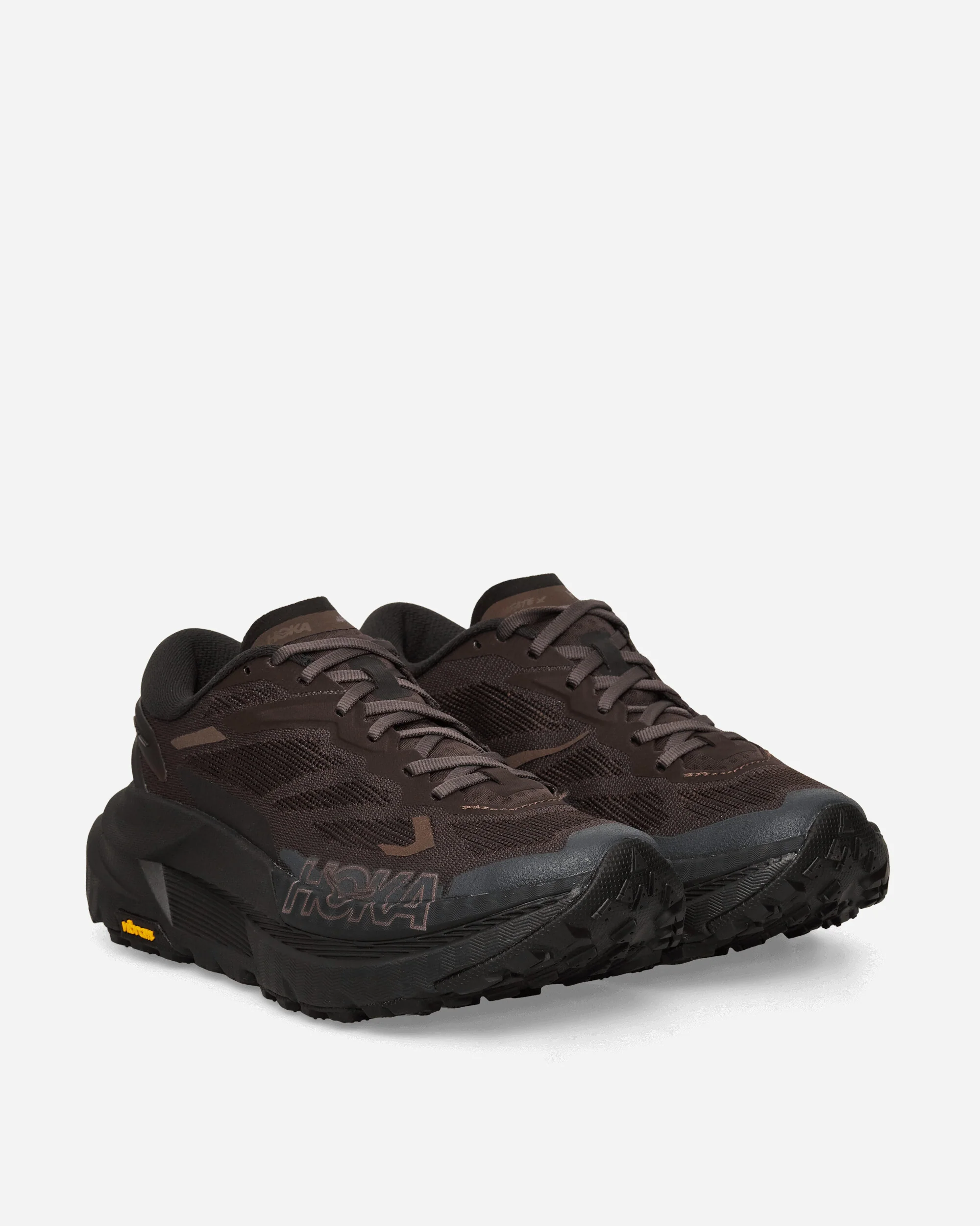 Hoka Mafate X Sneakers Jet Black / Espresso - Image 2