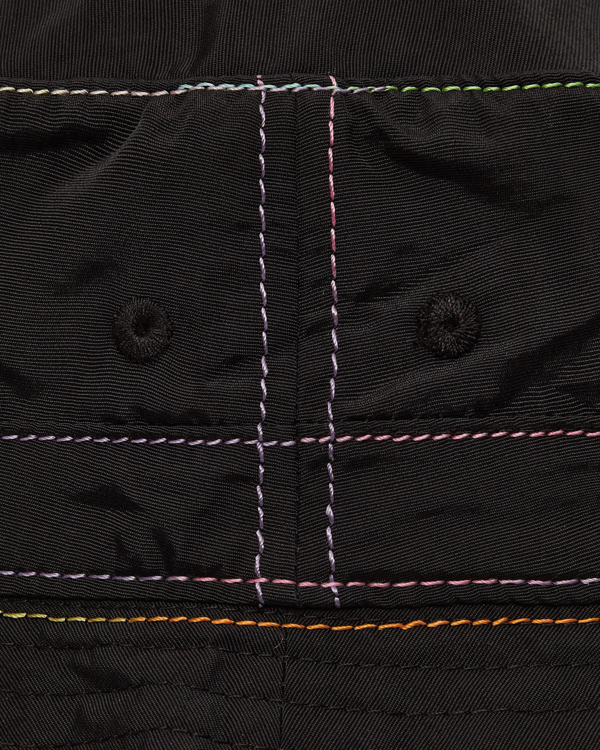 Gradient Stitch Bucket Hat Black - Image 7