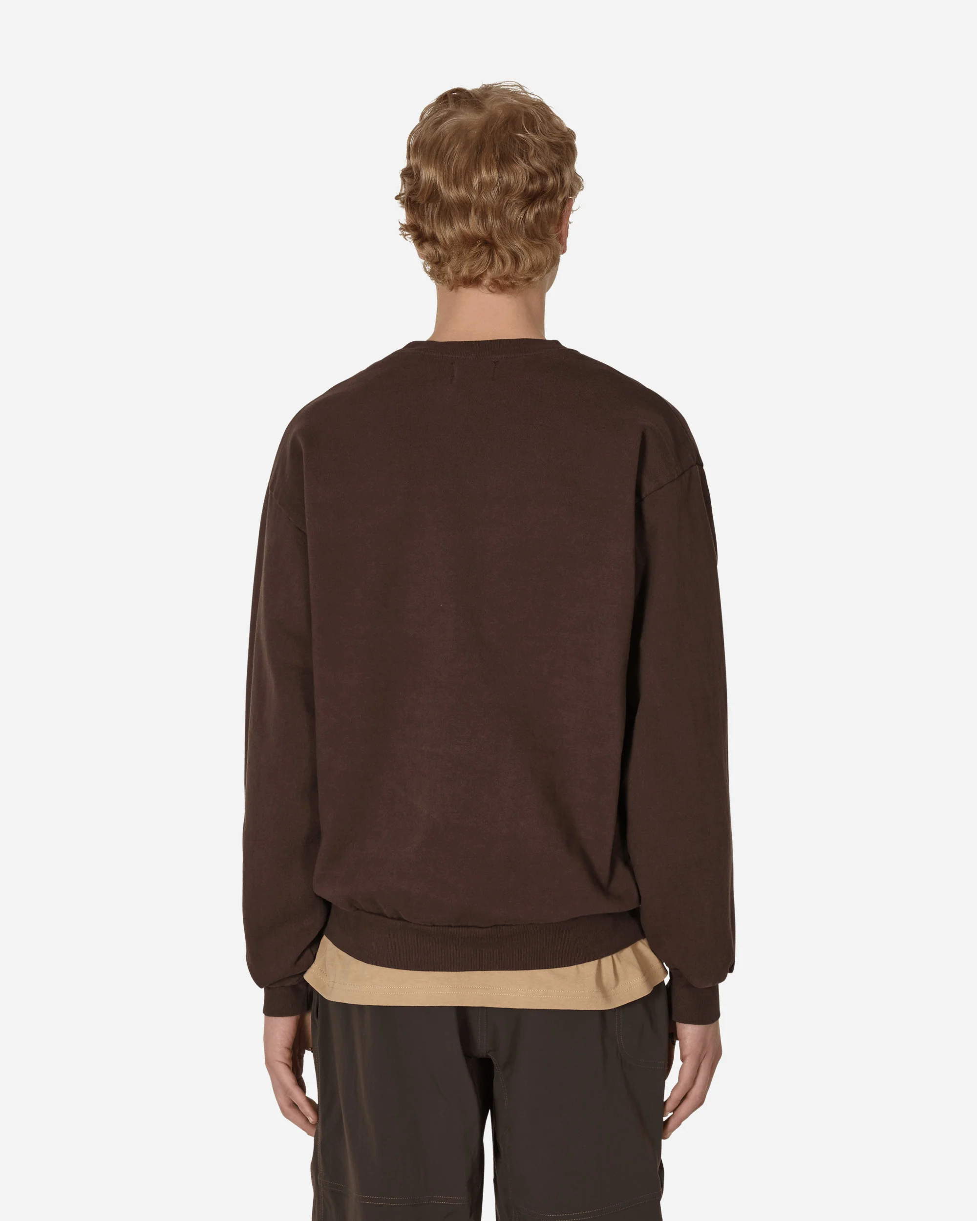 Experimental Studio Crewneck Sweatshirt Brown - Image 3
