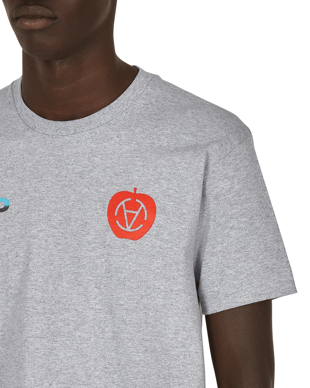 Slam Jam Ghost Writer T-Shirt Grey - Image 6