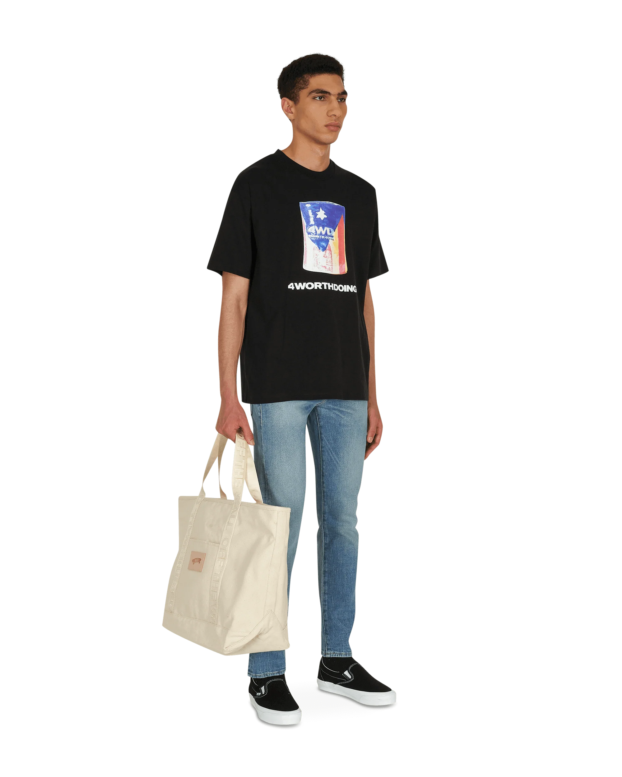 The Ceramic Flag T-Shirt Black - Image 4
