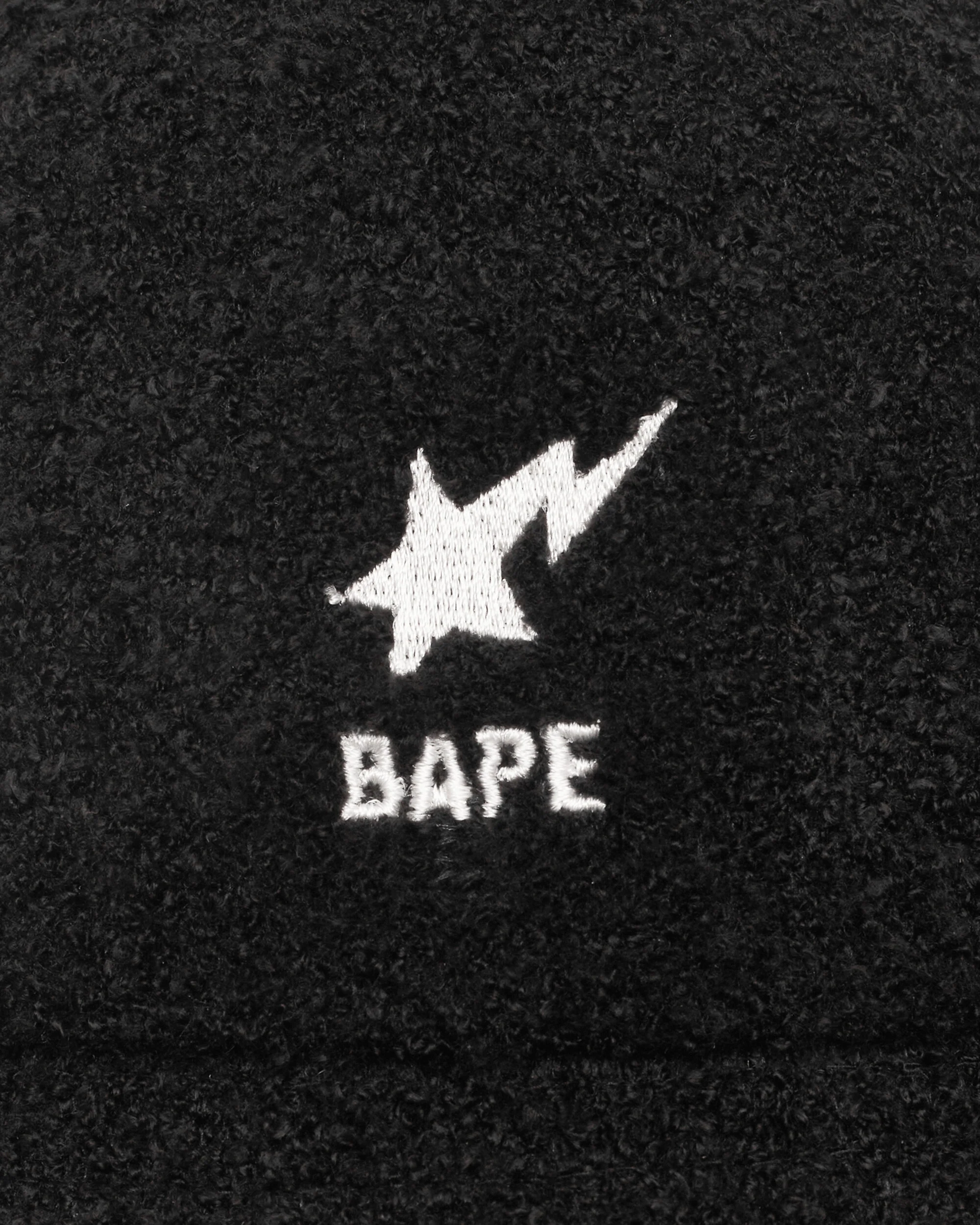 Bape Sta Pile Bucket Hat Black - Image 6
