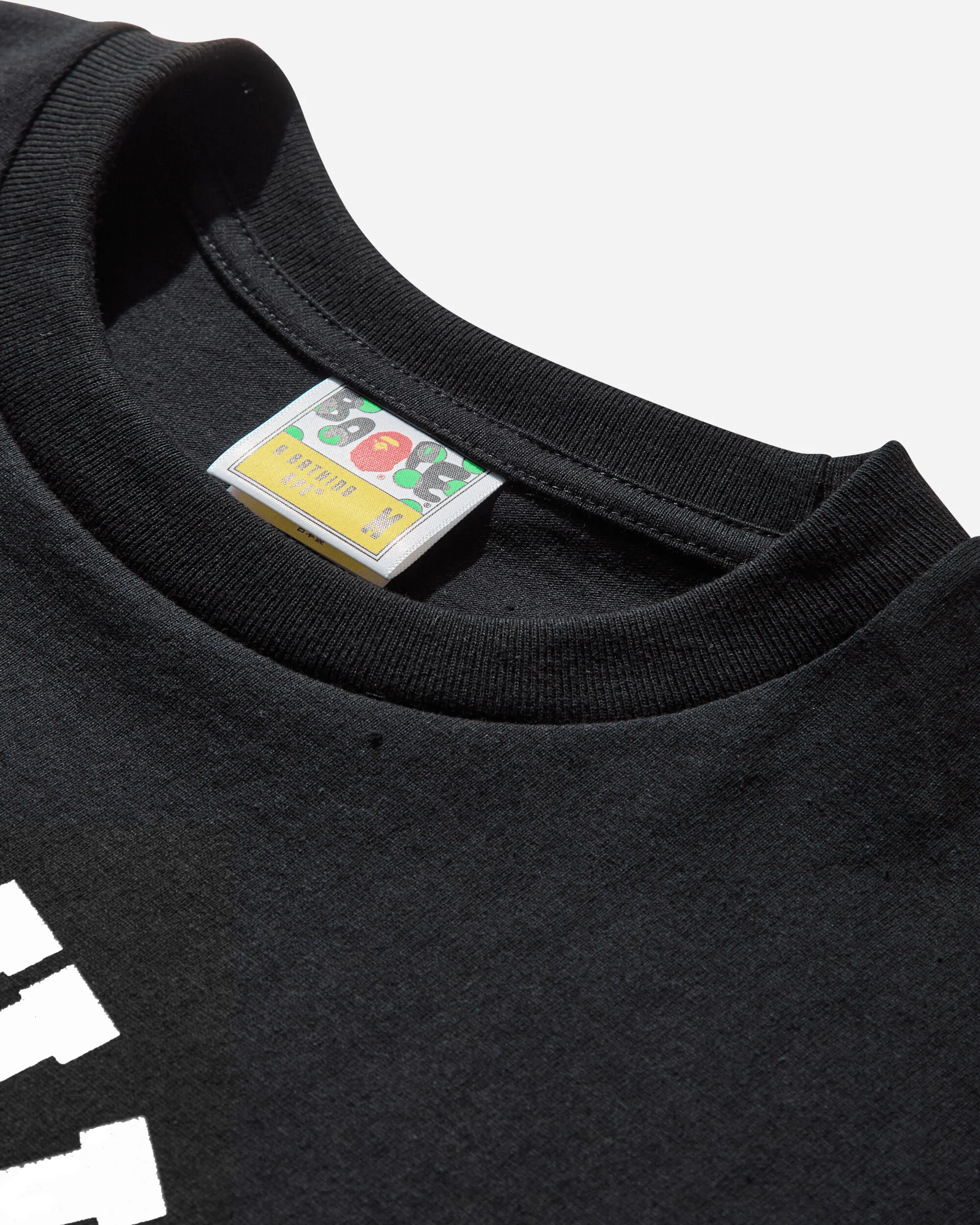 Men's College T-Shirt Black - Image 3