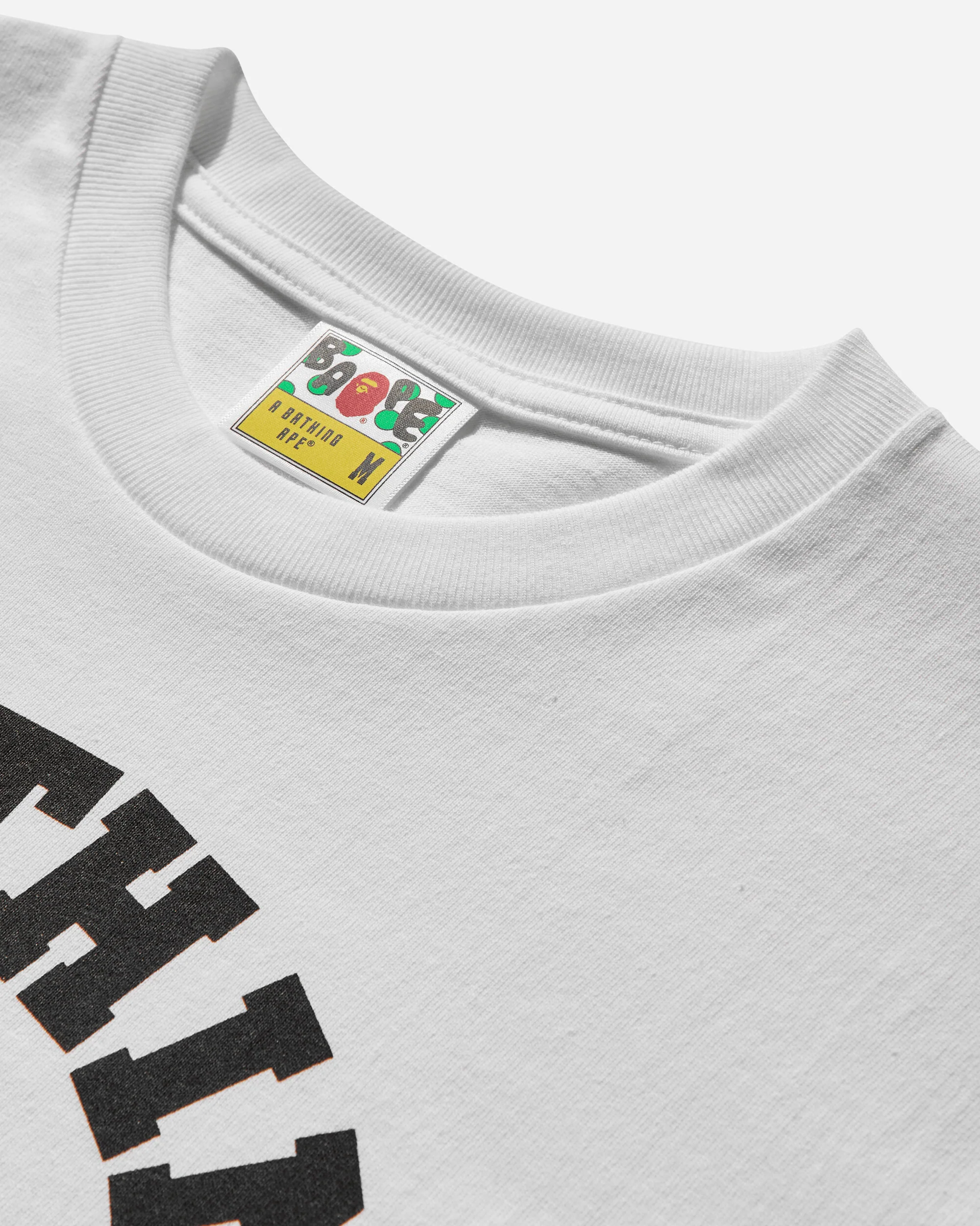 Men's College T-Shirt White - Image 3