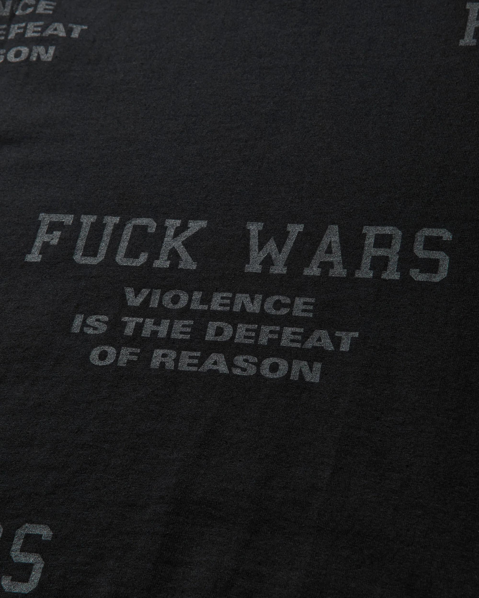 Men's Slam Jam Fuck Wars T-Shirt Black - Image 3