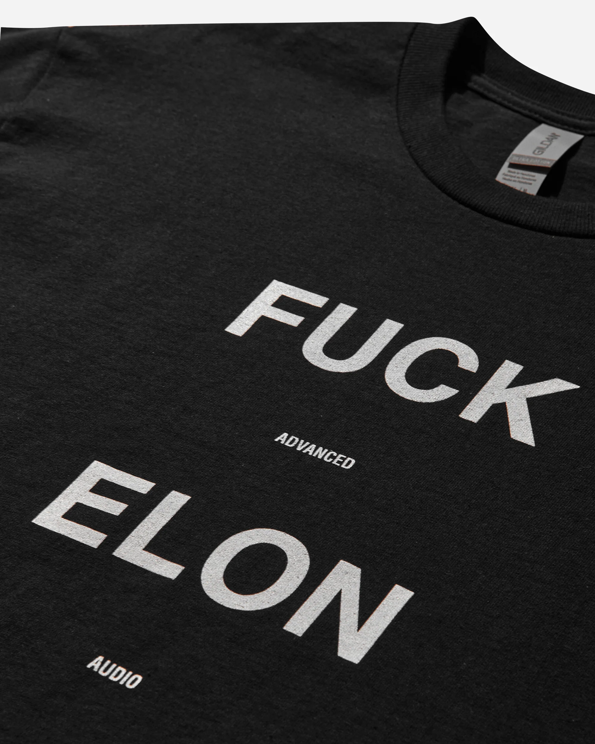 Fuck Elon Mark Jeff T-Shirt Black - Image 3