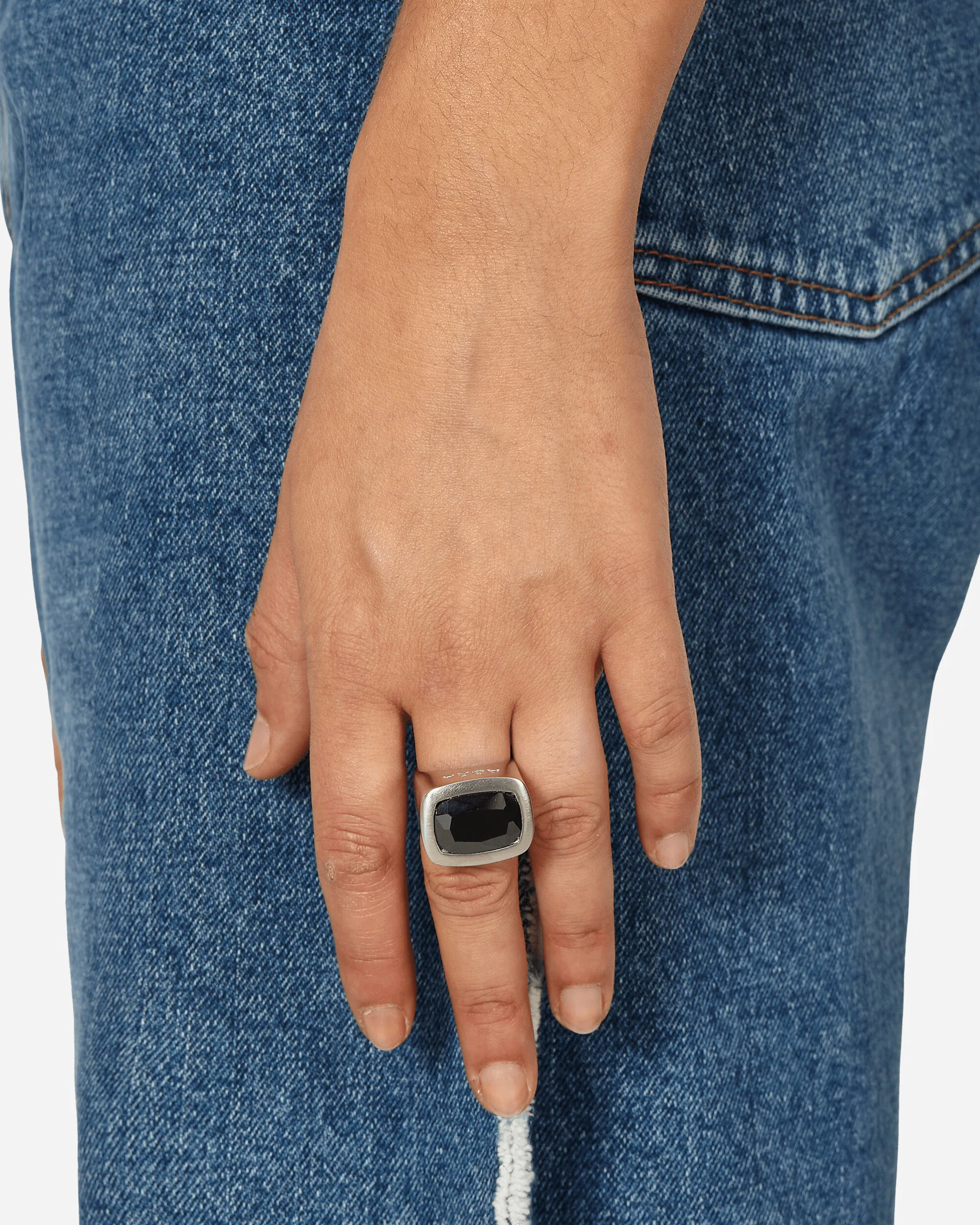 Stone Ring Silver / Black - Image 6