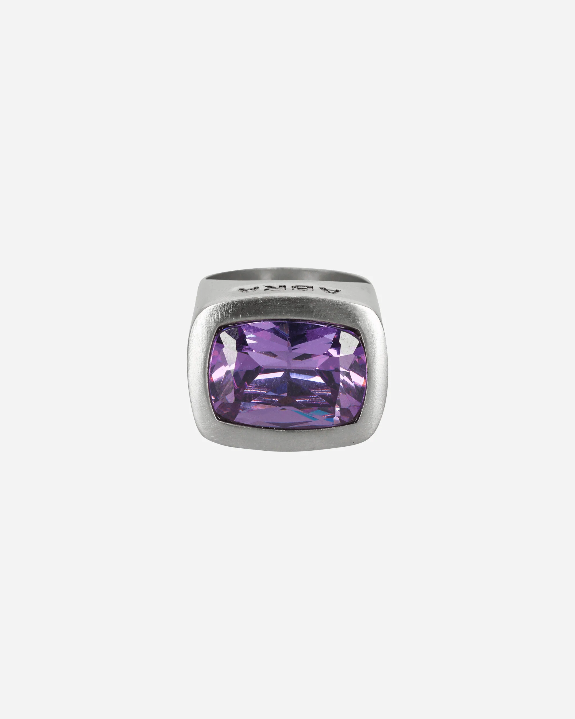 Stone Ring Silver / Purple - Image 2