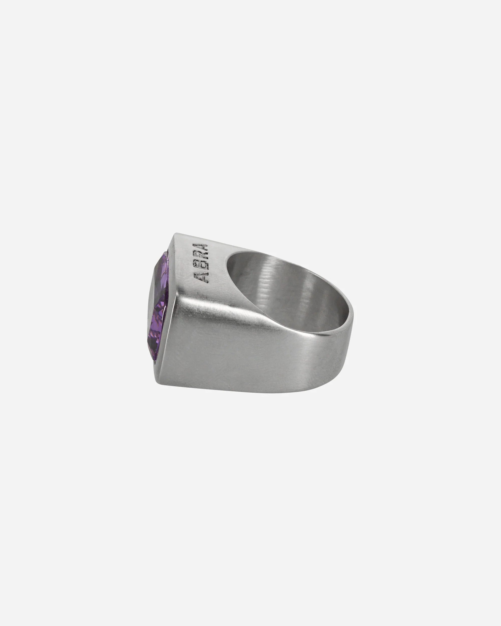 Stone Ring Silver / Purple - Image 3