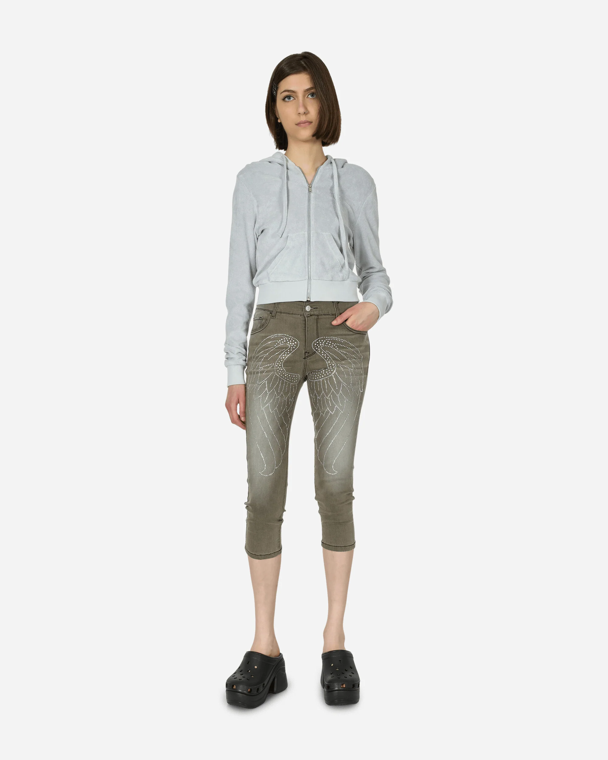 Capri Angel Jeans Black - Image 4