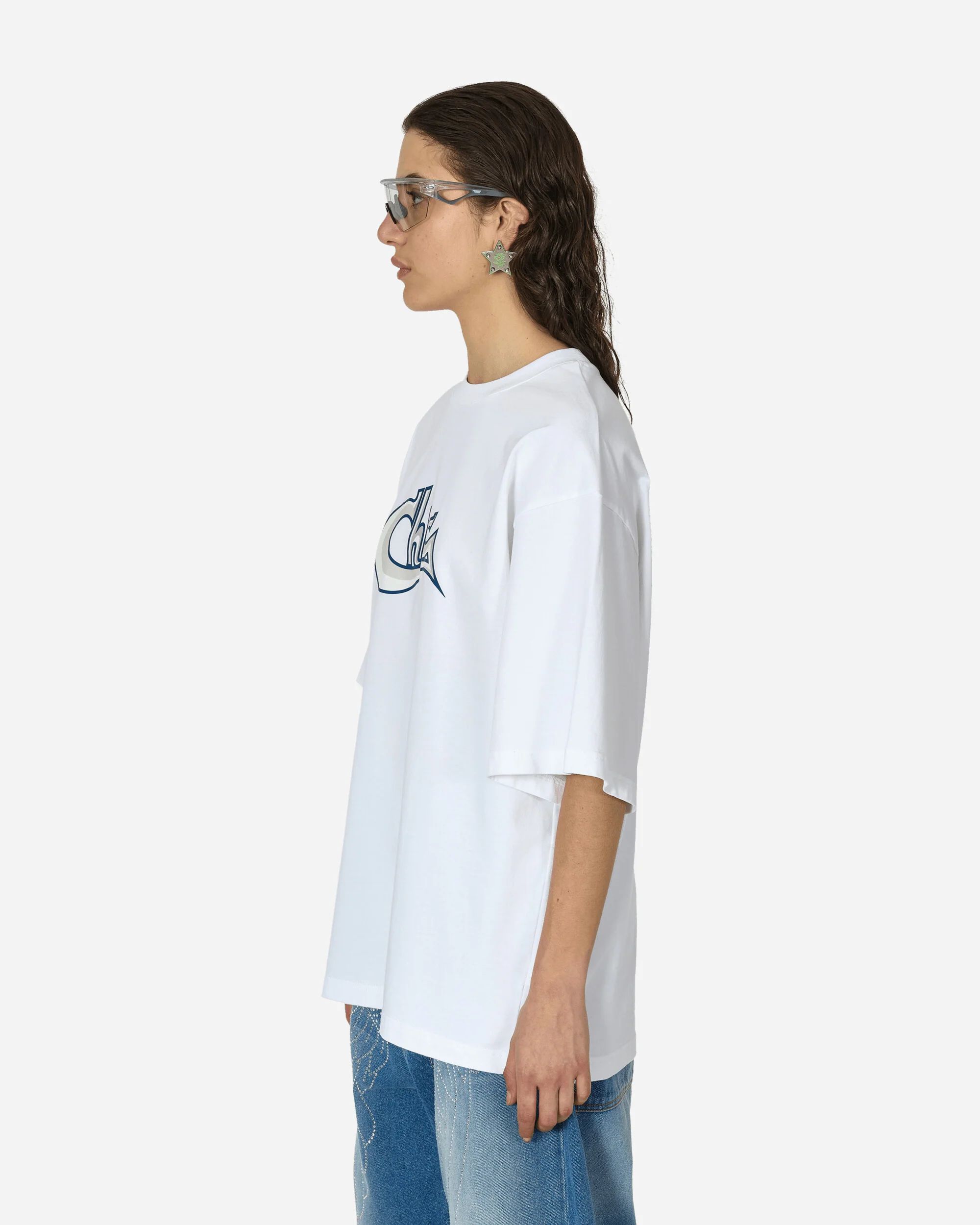 Chic Oversized T-Shirt White - Image 2