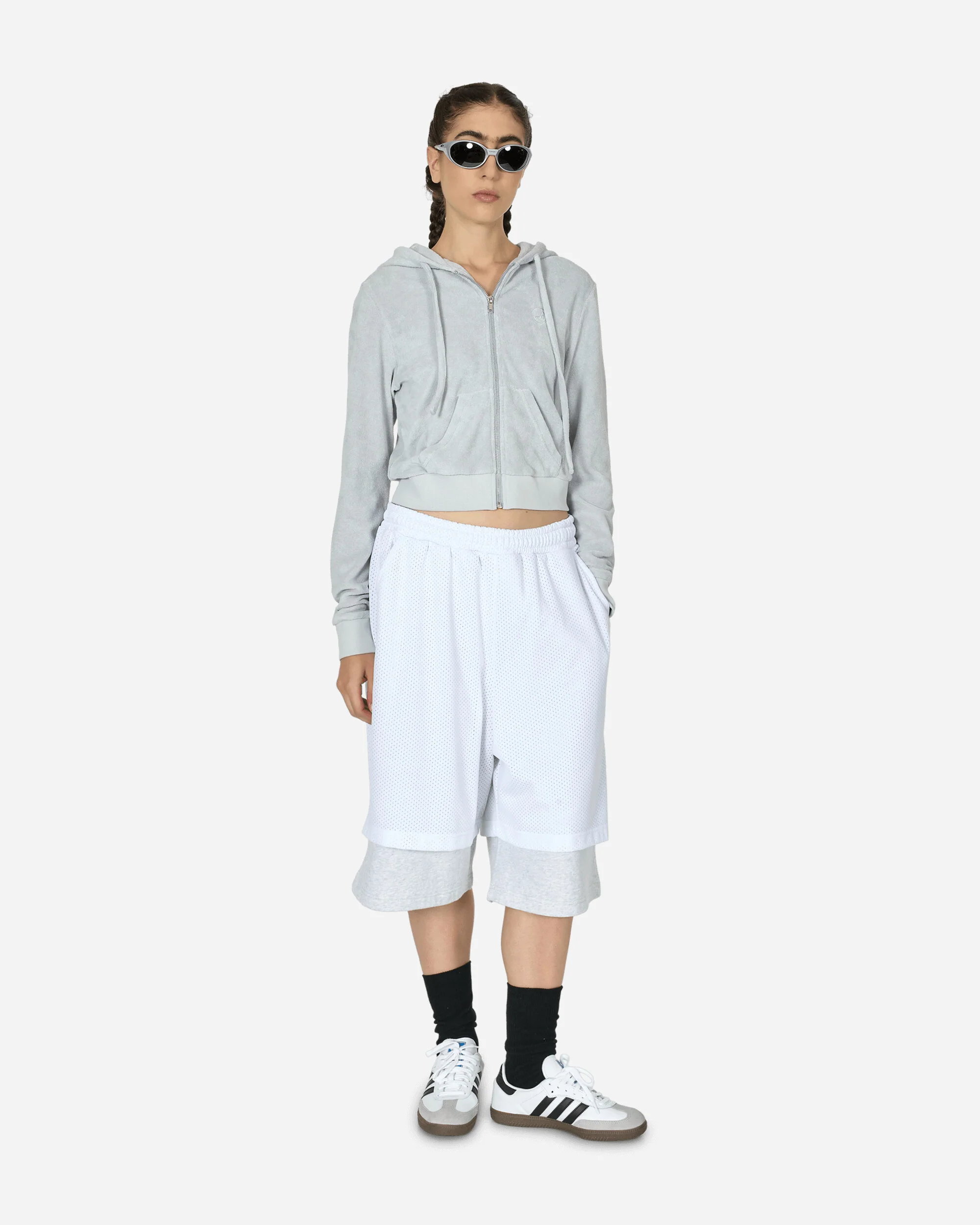 Towel Mini Jacket Grey - Image 4