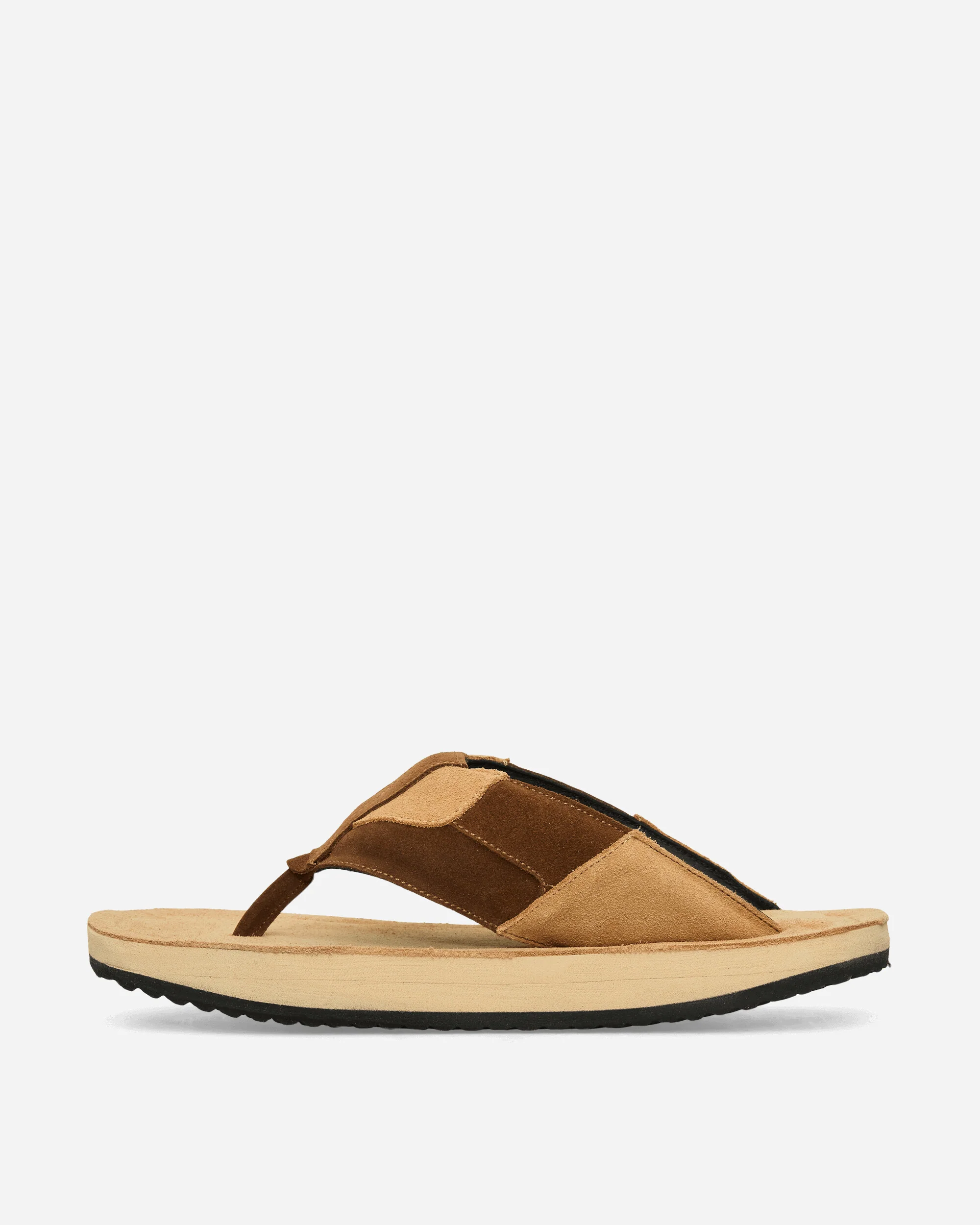 Women's XXL Flip Flops Brown - Image 3