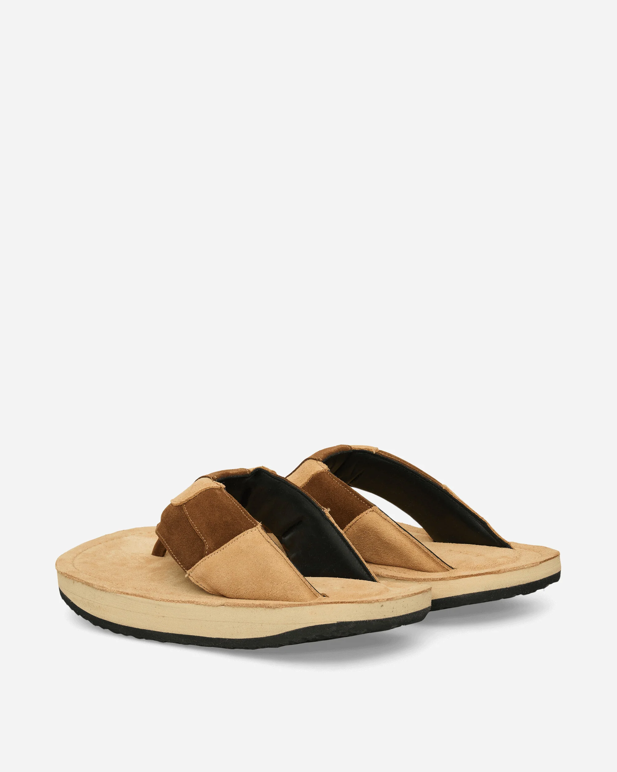 Women's XXL Flip Flops Brown - Image 4