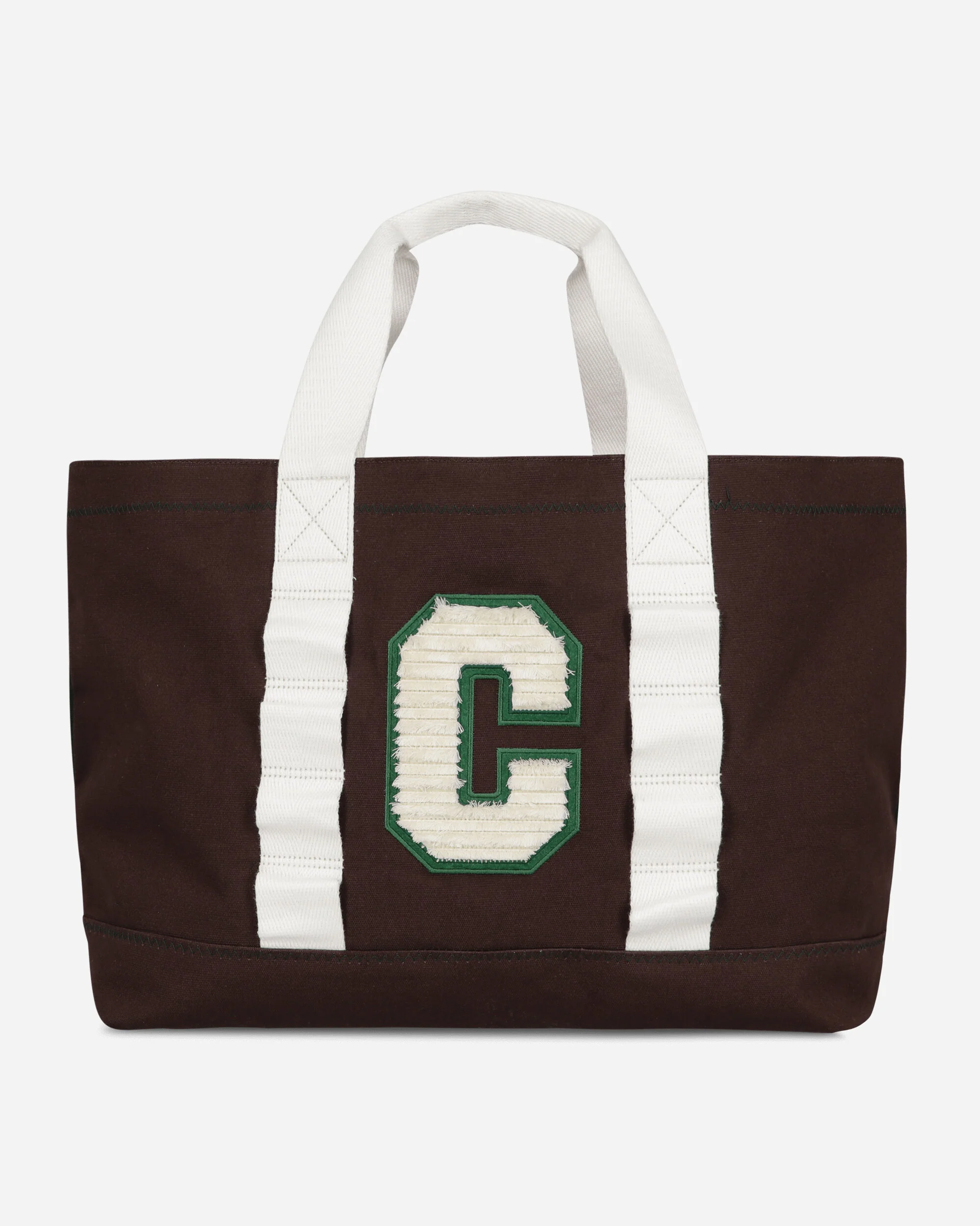 CLOT by Edison Chen Tote Bag Green Night / Dark Brown - Image 3