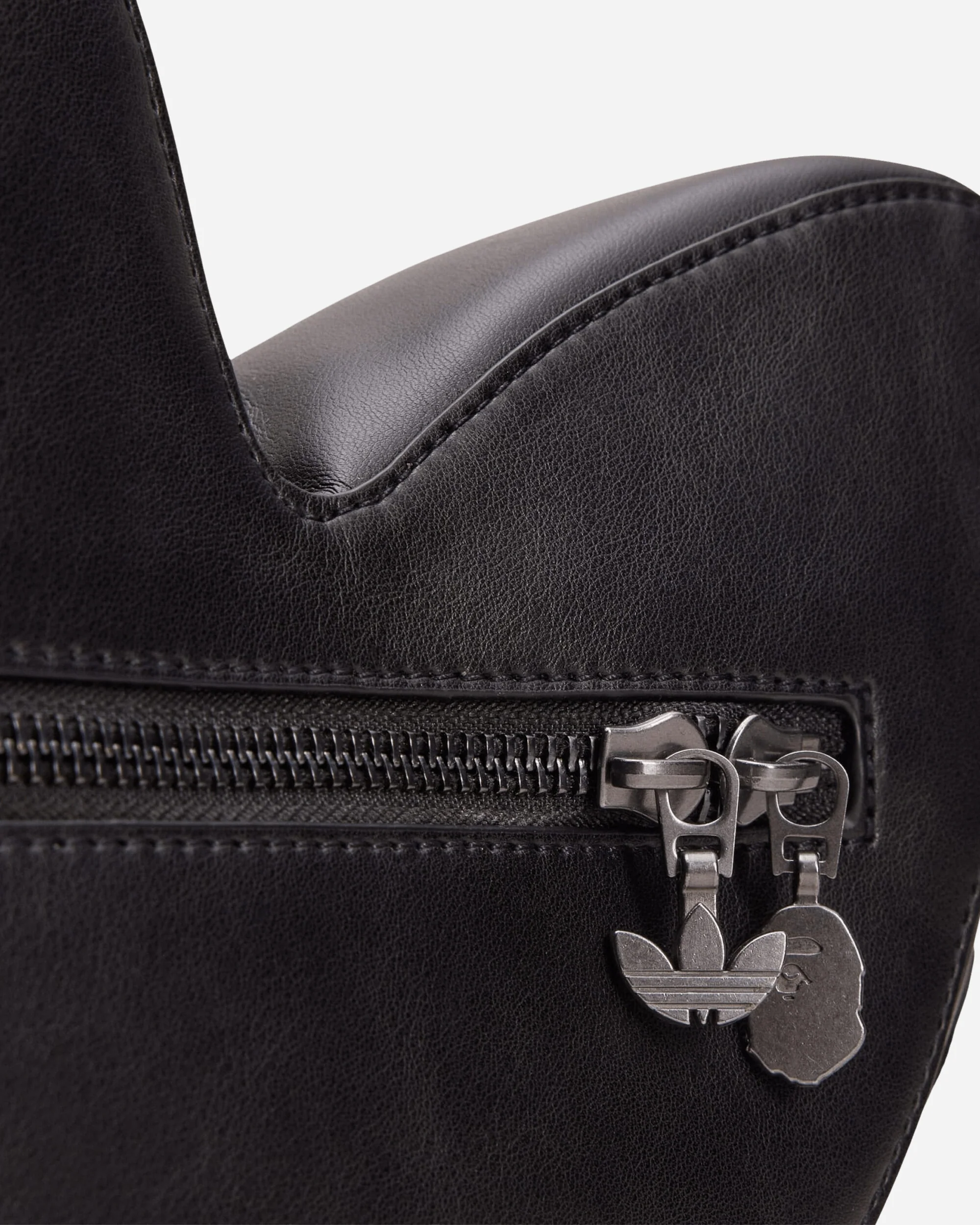 BAPE Trefoil Shoulder Bag Black - Image 6