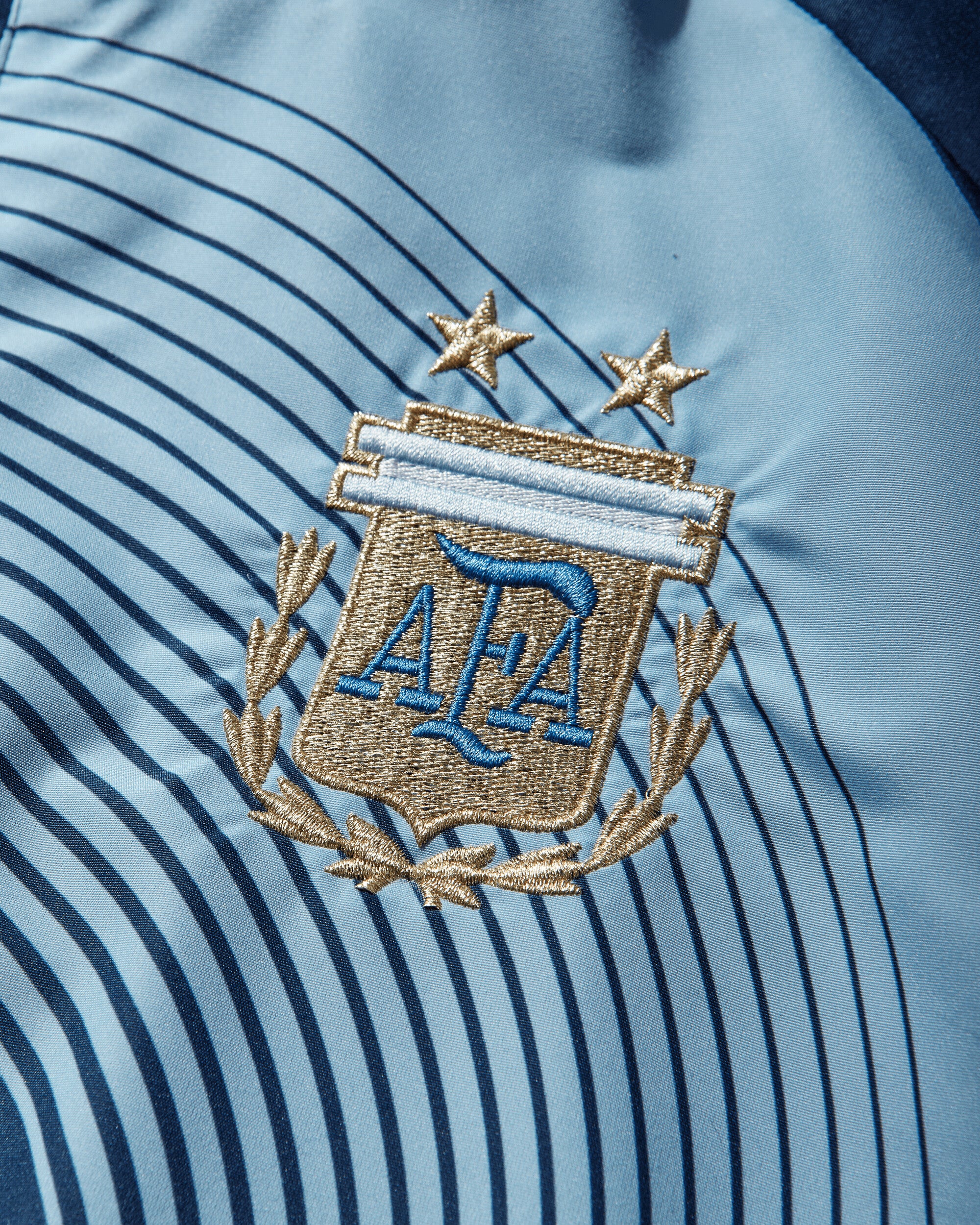 Men's Argentina Away Track Top Dark Blue - Image 3