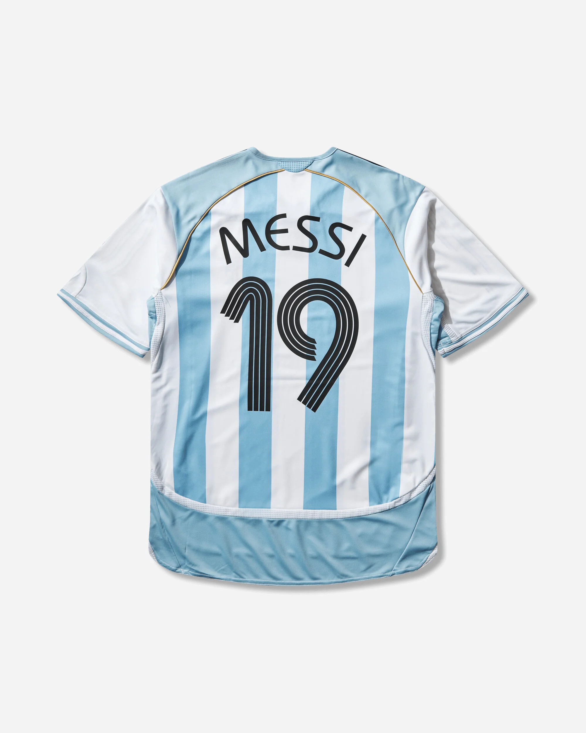 Men's Argentina Home Jersey 2006 Messi White - Image 2