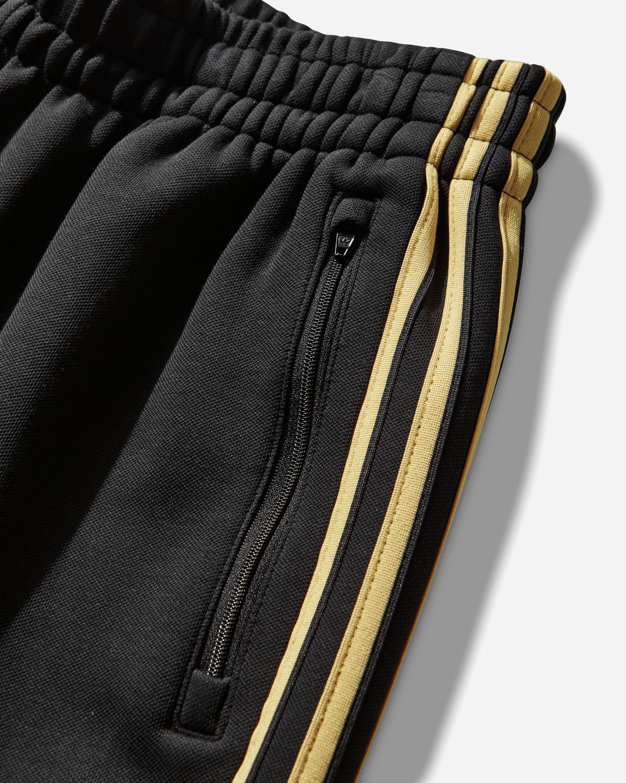 Men's Classic Tipped Stripes Track Pants Black - Image 4