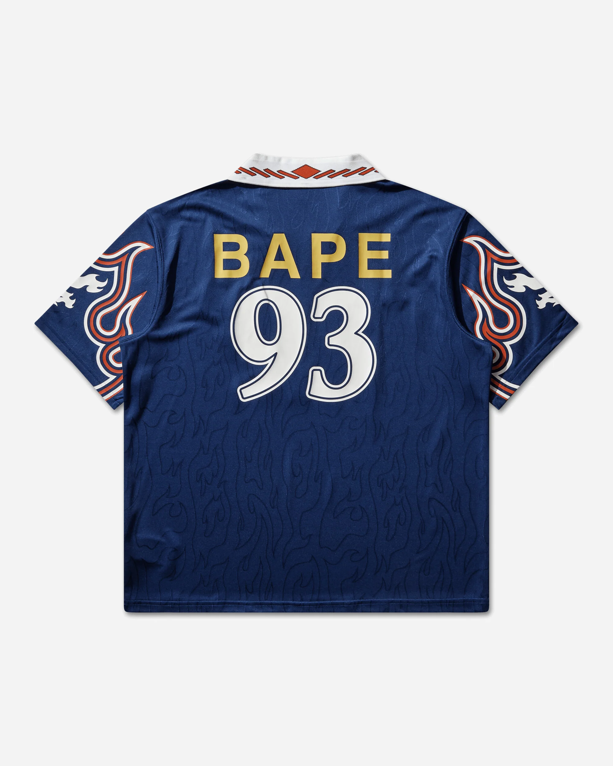 BAPE SSL Flame Jersey Japan Blue - Image 2