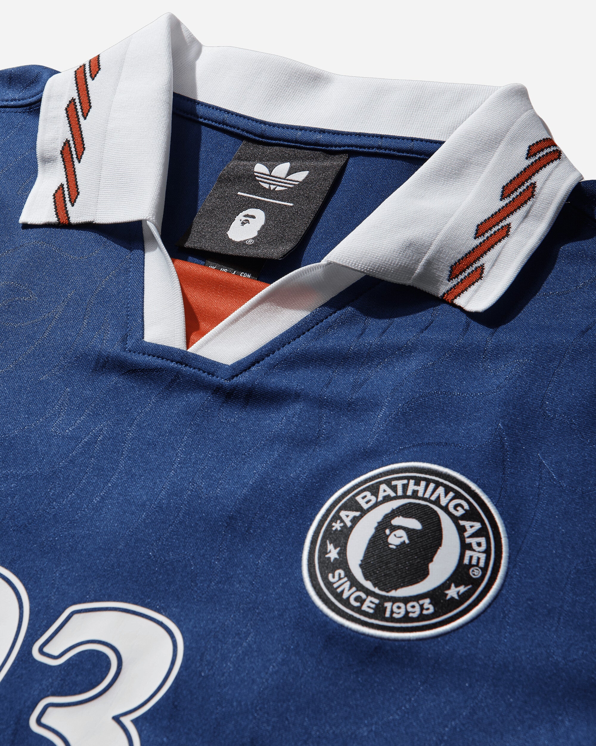 BAPE SSL Flame Jersey Japan Blue - Image 3