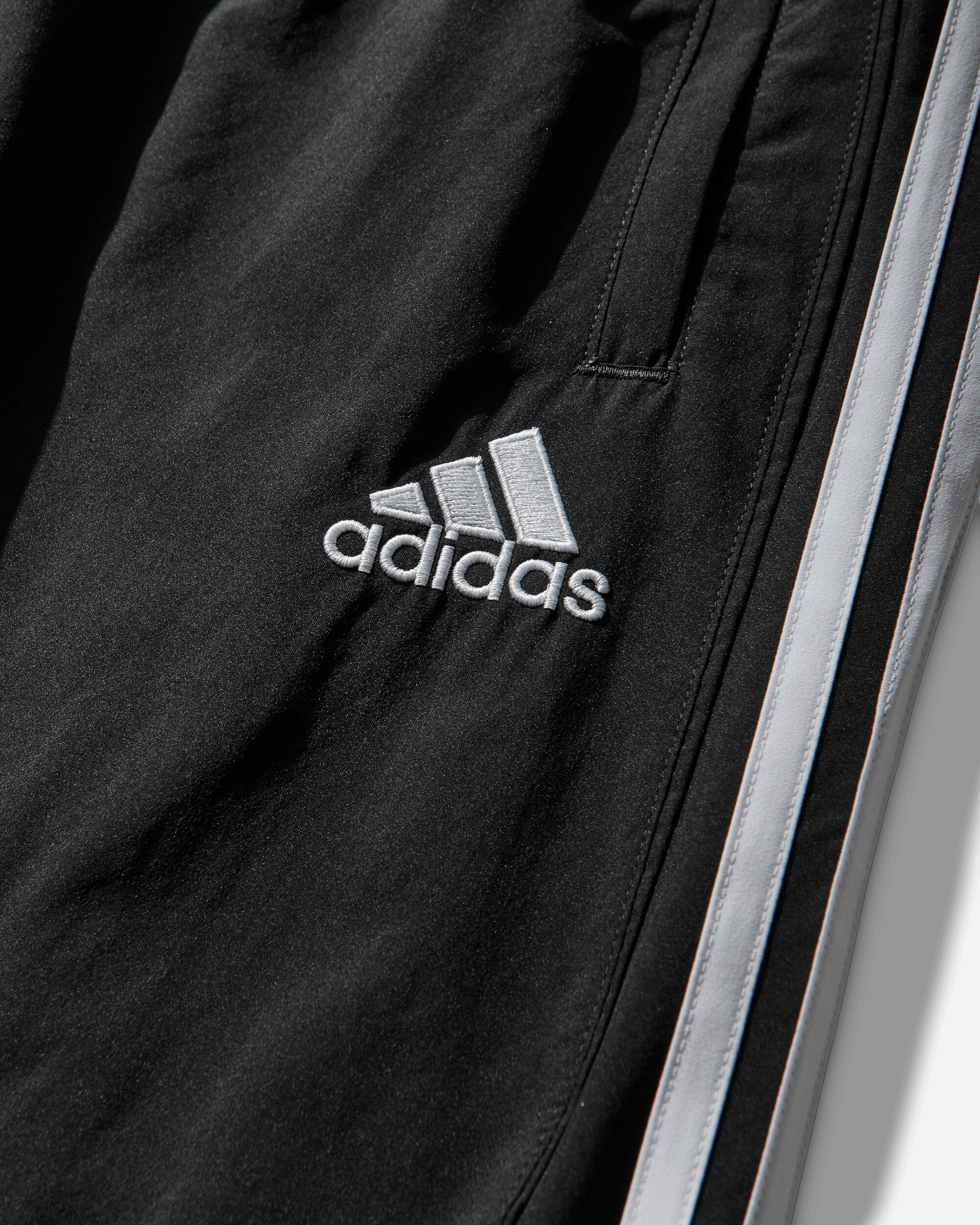 Men's Teamgeist Adicolor Track Pants Black / White - Image 3