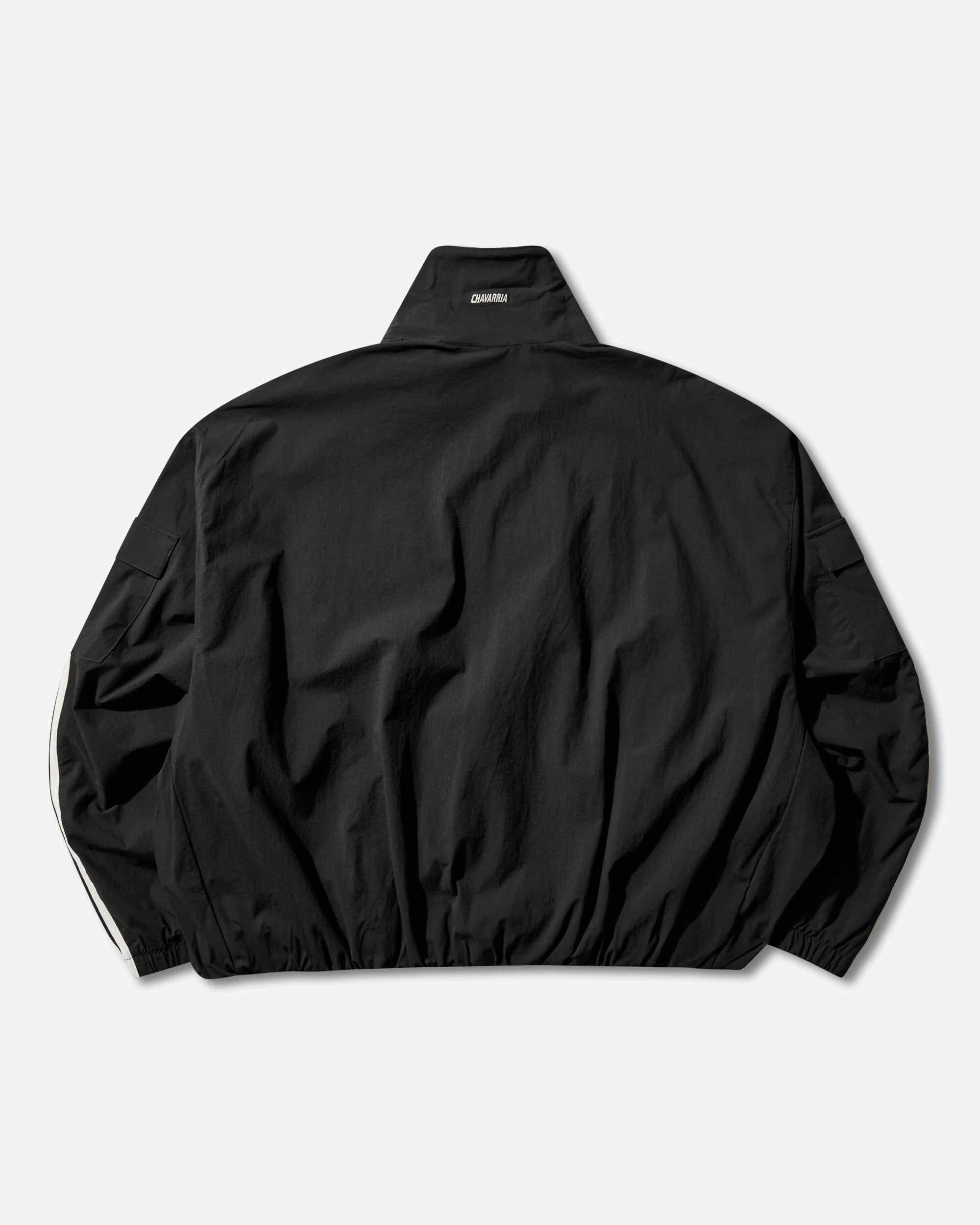 Men's Willy Chavarria Cargo Track Jacket Black - Image 2