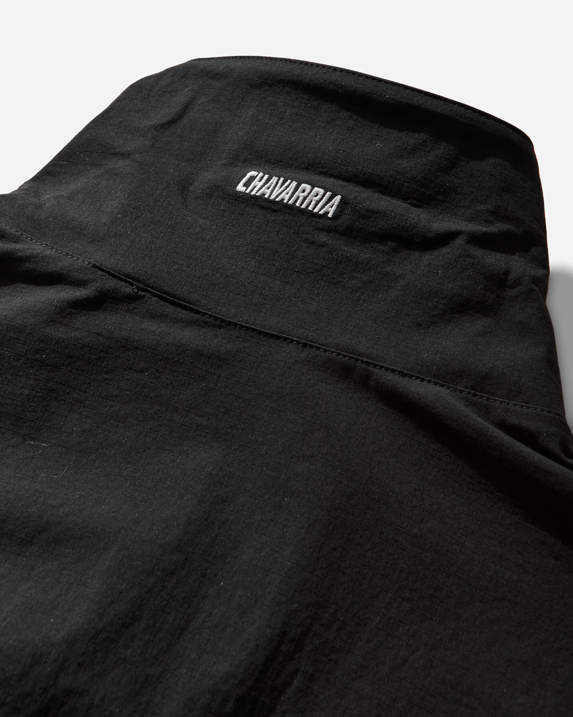 Men's Willy Chavarria Cargo Track Jacket Black - Image 3