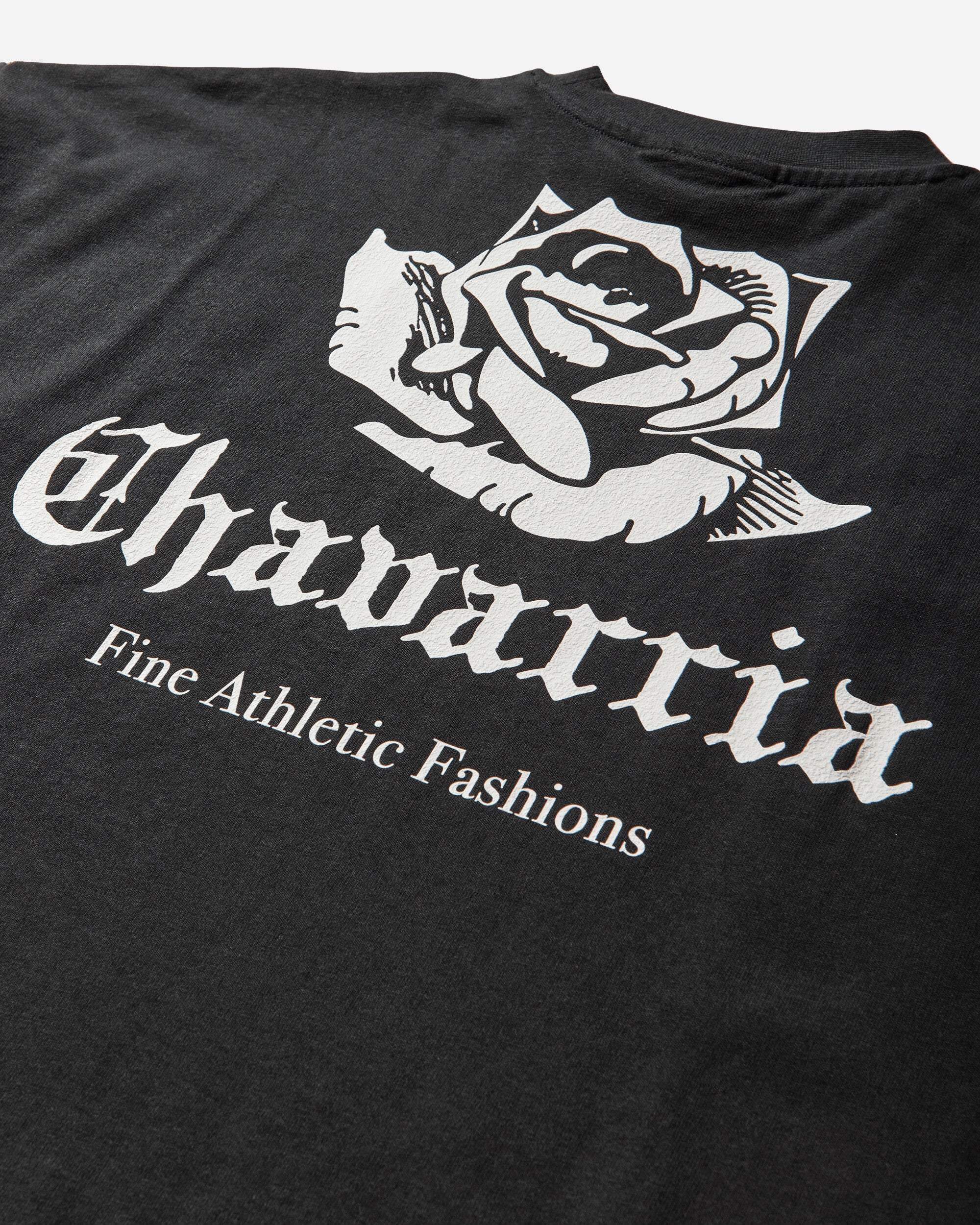 Men's Willy Chavarria Logo Shortsleeve T-Shirt Black - Image 3