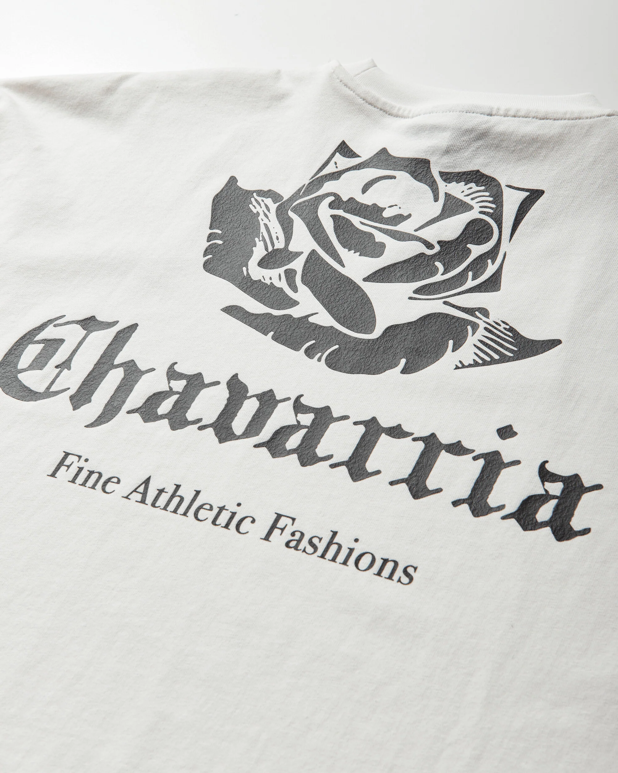 Men's Willy Chavarria Logo Shortsleeve T-Shirt Off White - Image 3