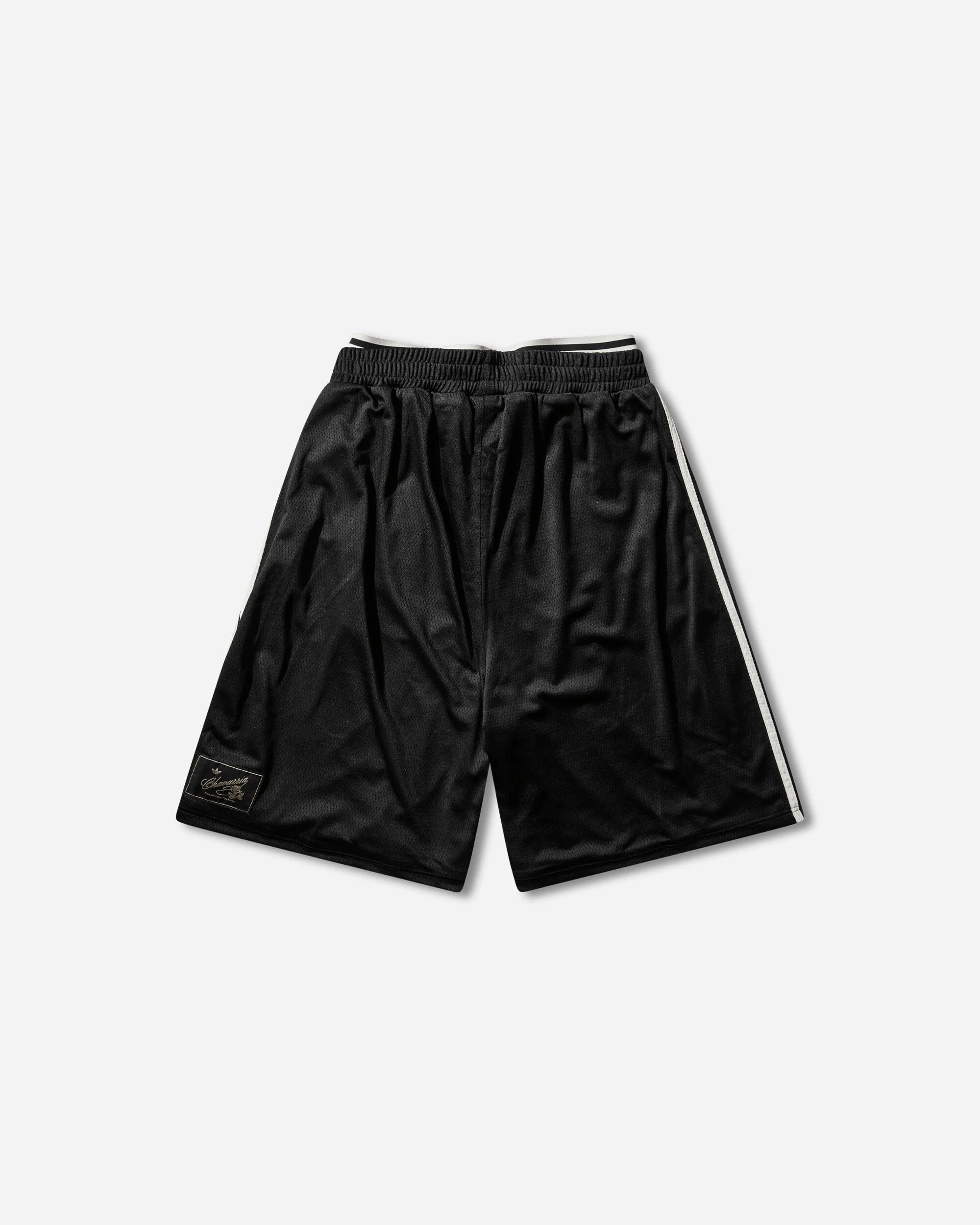 Men's Willy Chavarria Mesh Shorts Black - Image 2