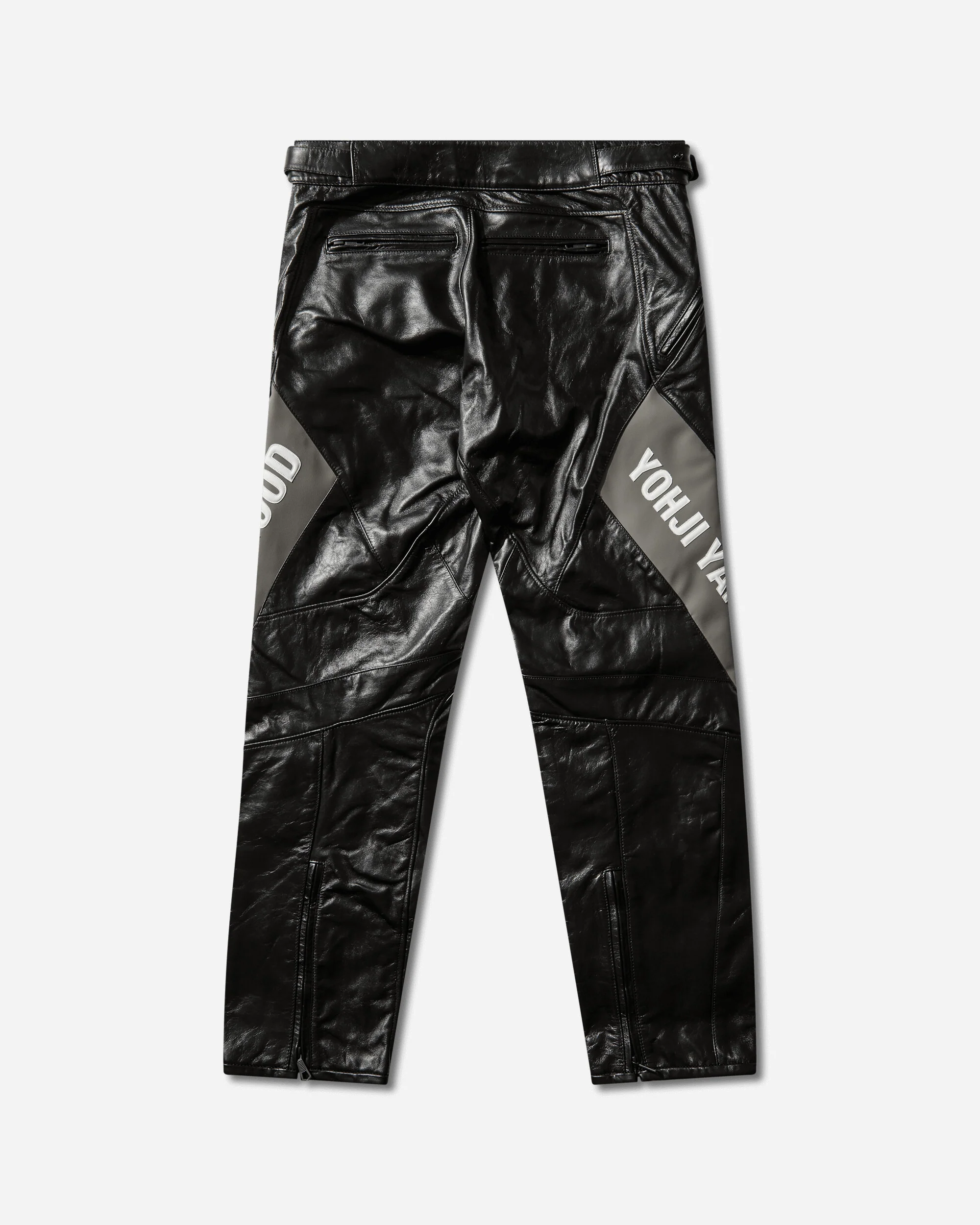Men's Y-3 x Neighborhood Dainese Leather Racer Pants Black - Image 2