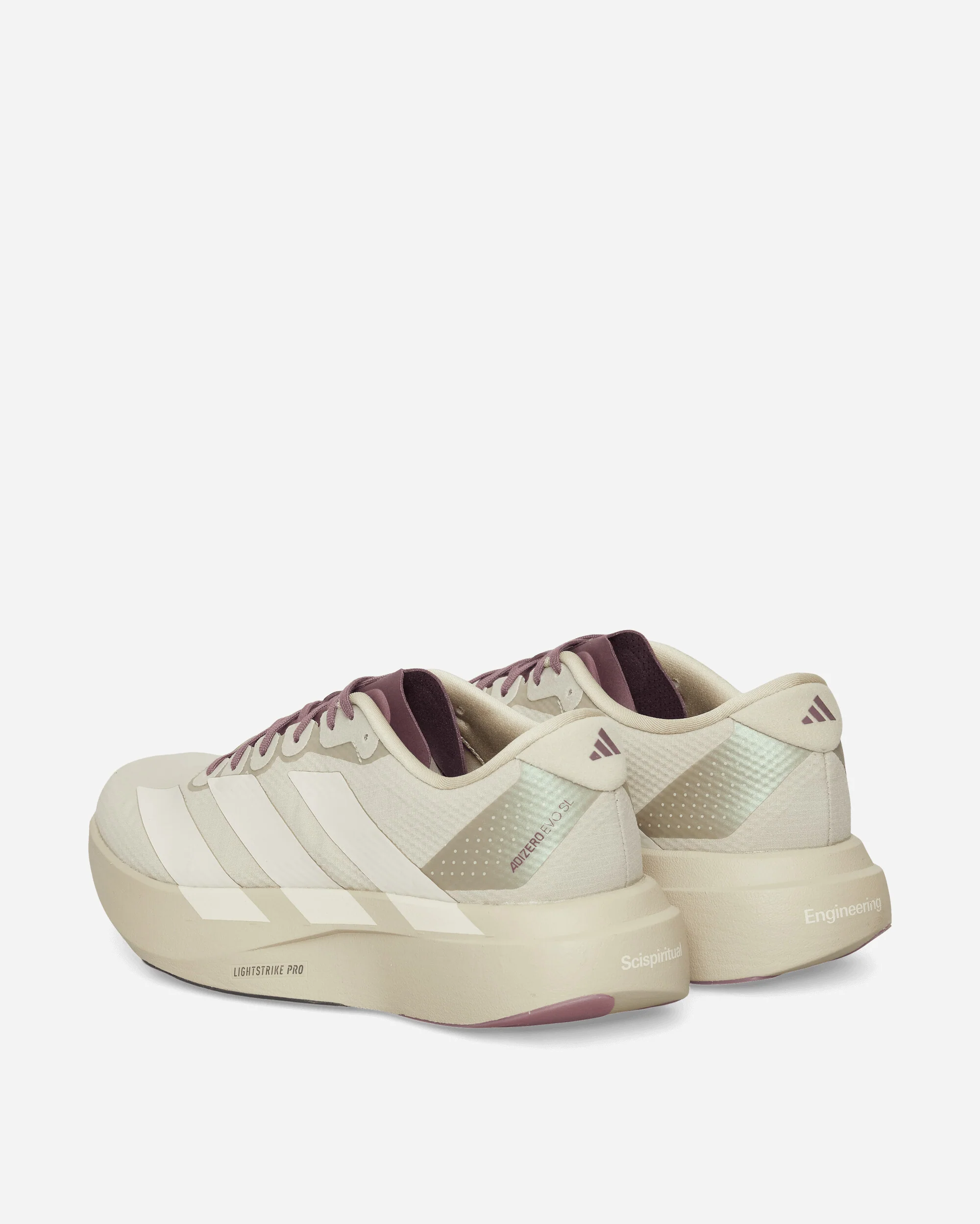Adizero EVO SL Sneakers Putty Grey / Alumina / Shadow Fig - Image 4