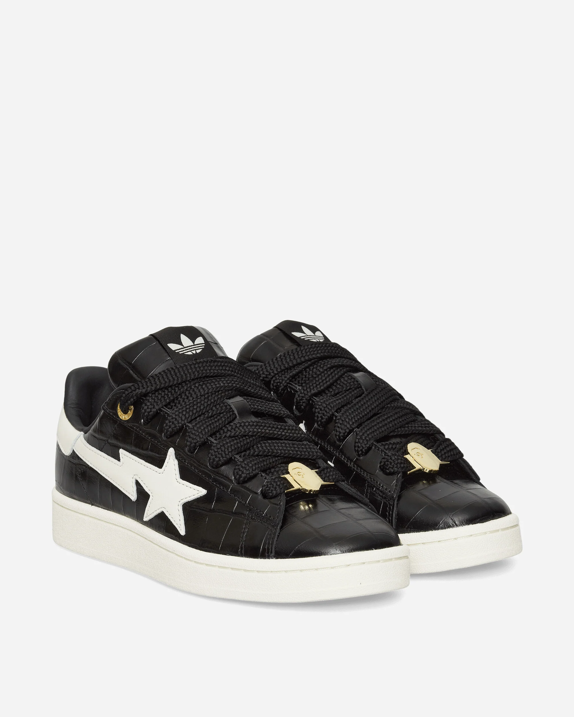BAPE Campus 00s Sneakers Core Black / Off White - Image 2
