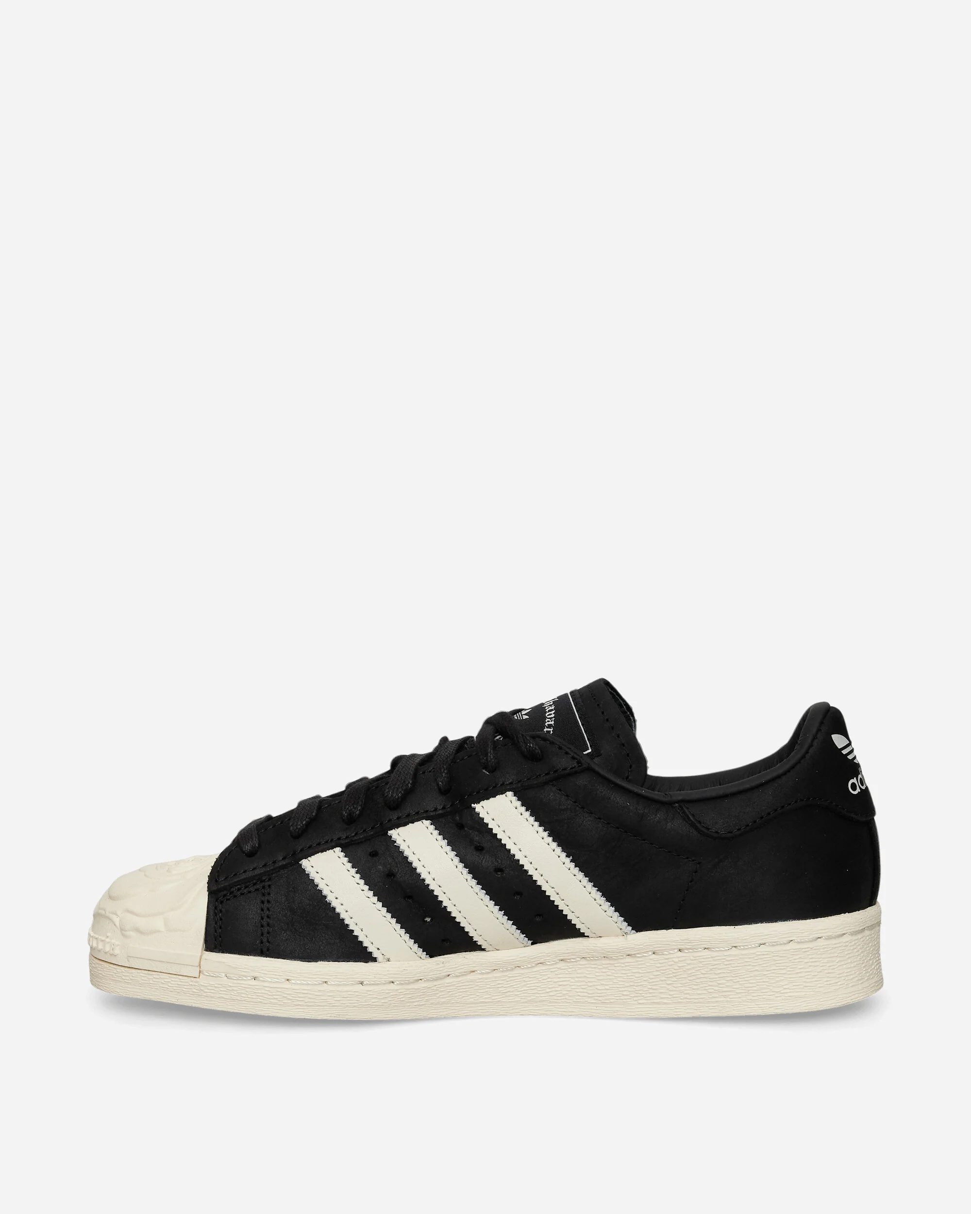 Willy Chavarria Superstar Sneakers Core Black / Cream White - Image 3
