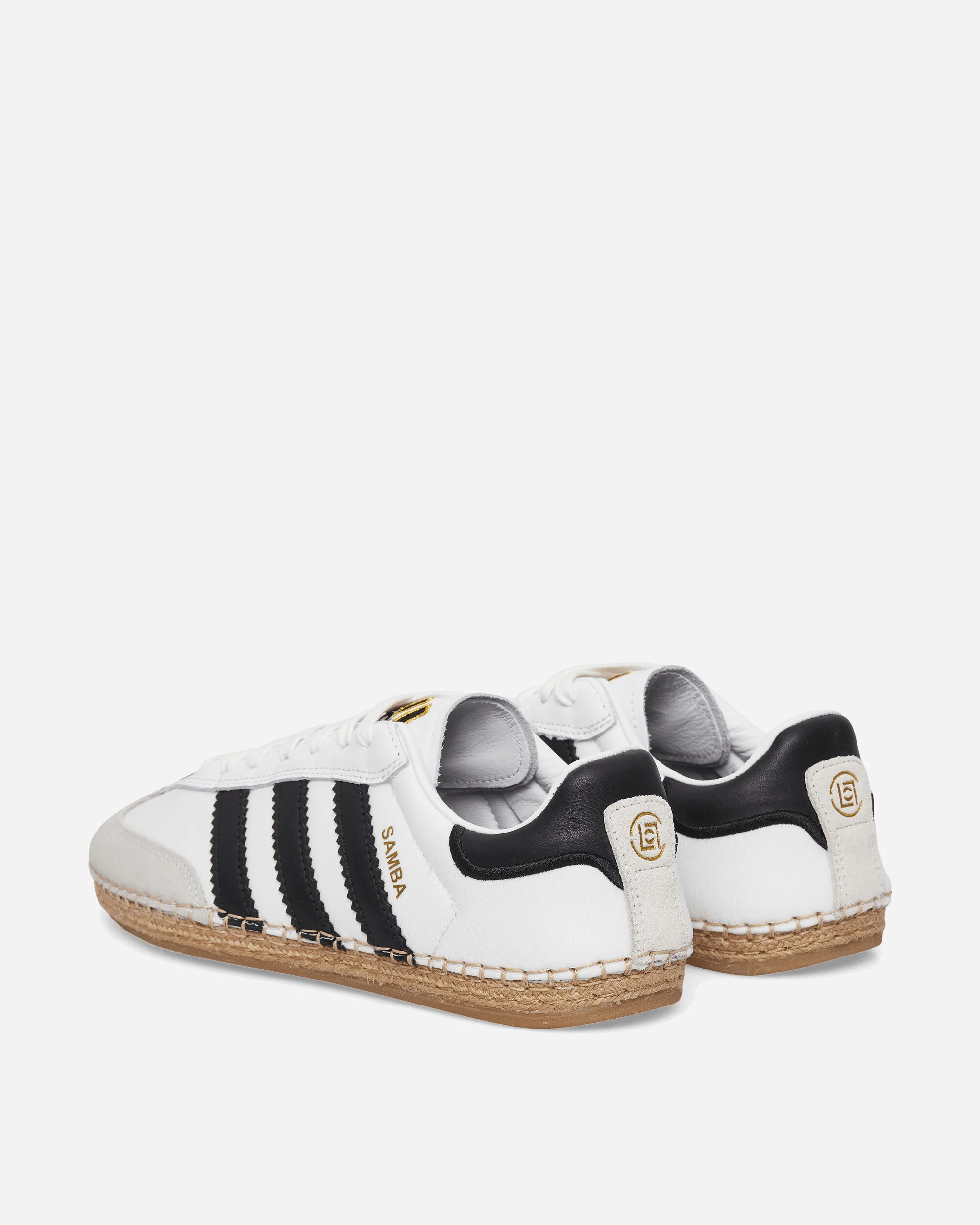 CLOT by Edison Chen Samba Sneakers Cloud White / Core Black - Image 4