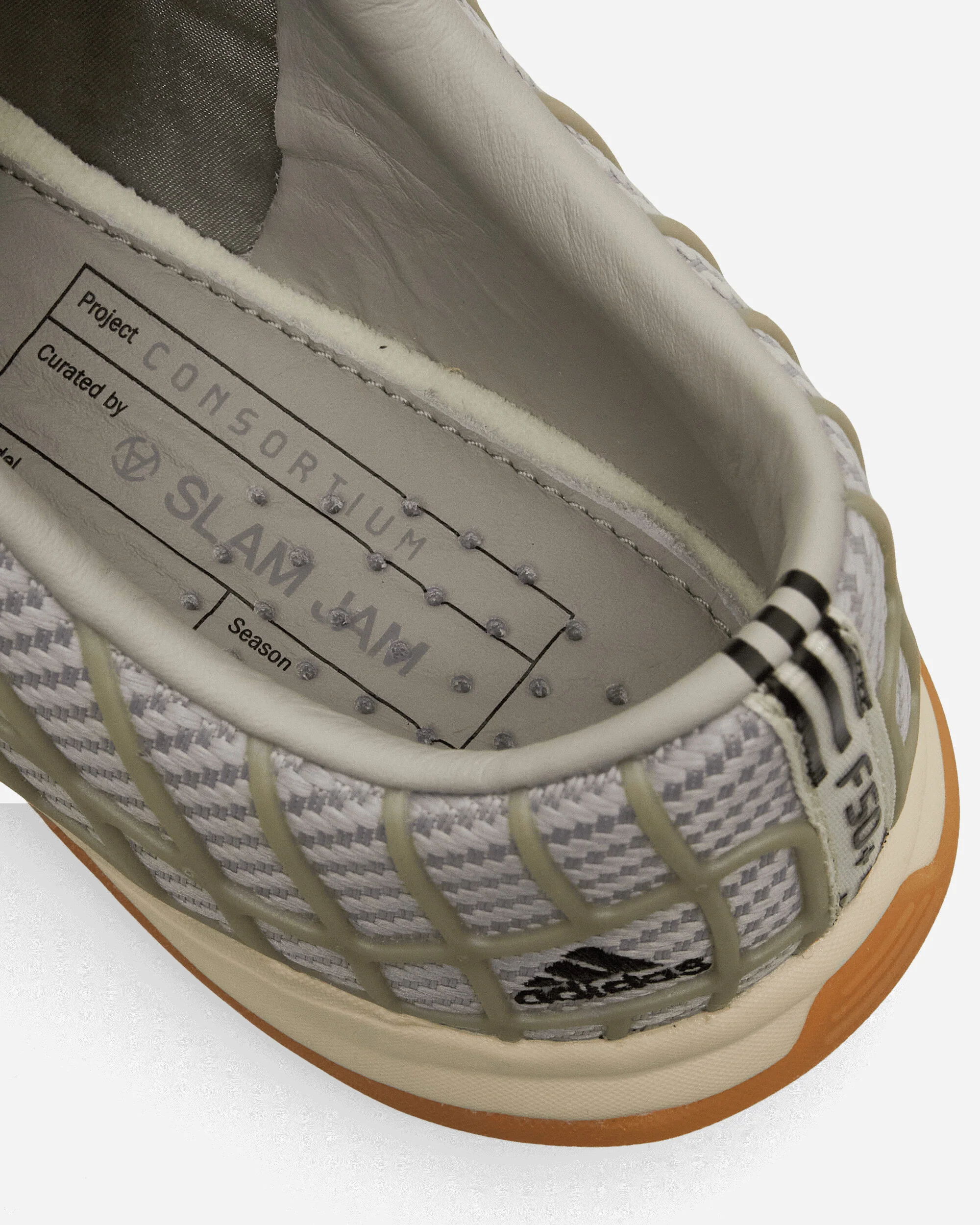 Slam Jam F50 Sala SP Consortium Sneakers Silver / Clear Granite / Cream White - Image 9