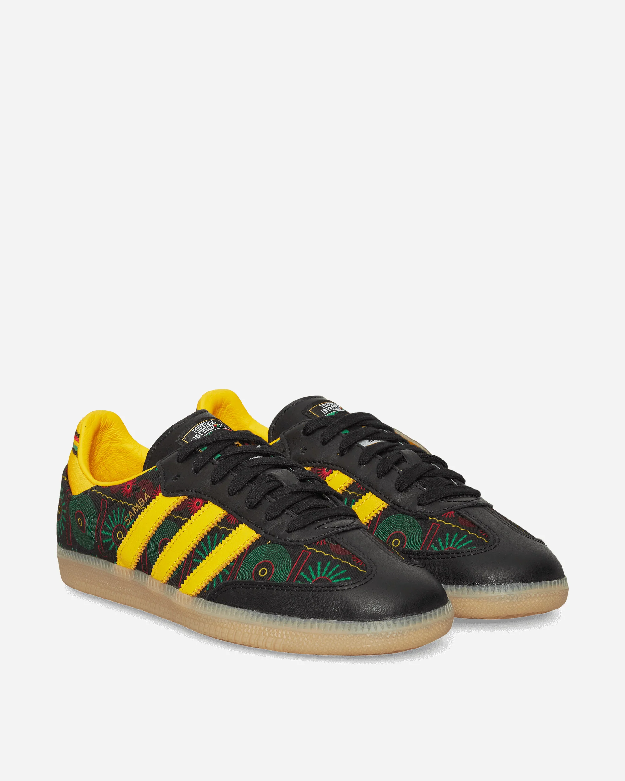 Bob Marley Samba OG Sneakers Black / Yellow / Green - Image 2