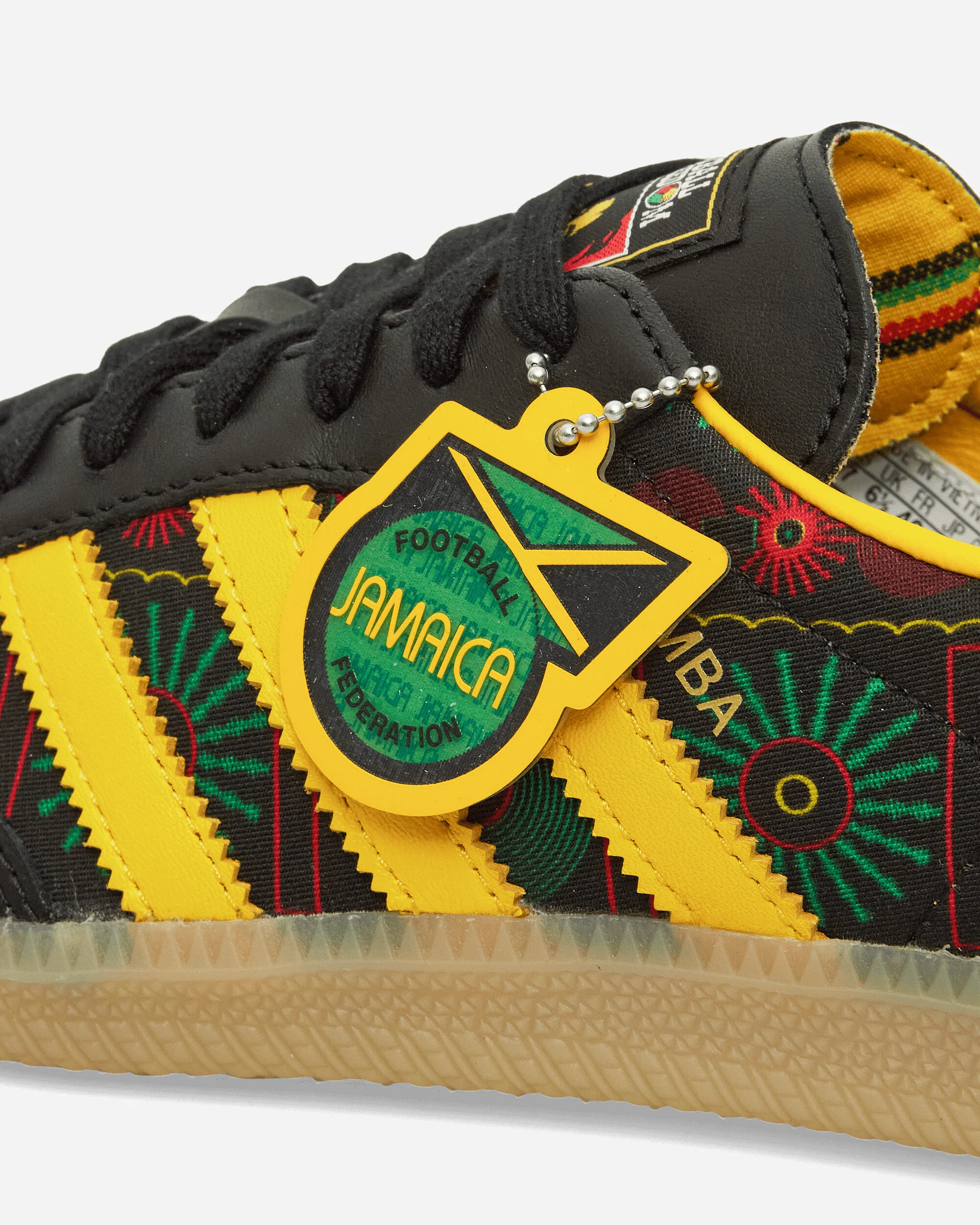 Bob Marley Samba OG Sneakers Black / Yellow / Green - Image 6