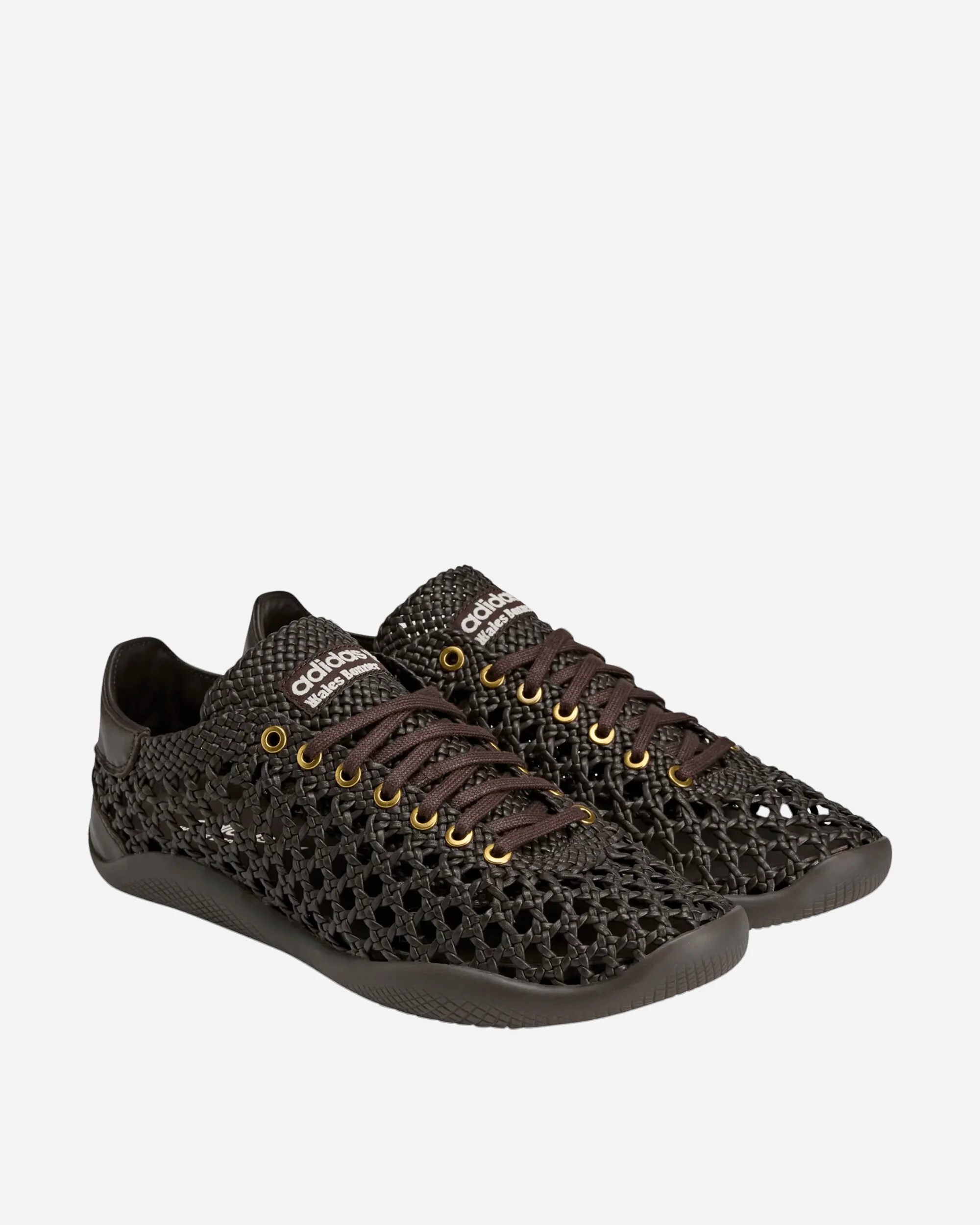 Wales Bonner Karintha Basketry Sneakers Dark Brown - Image 2