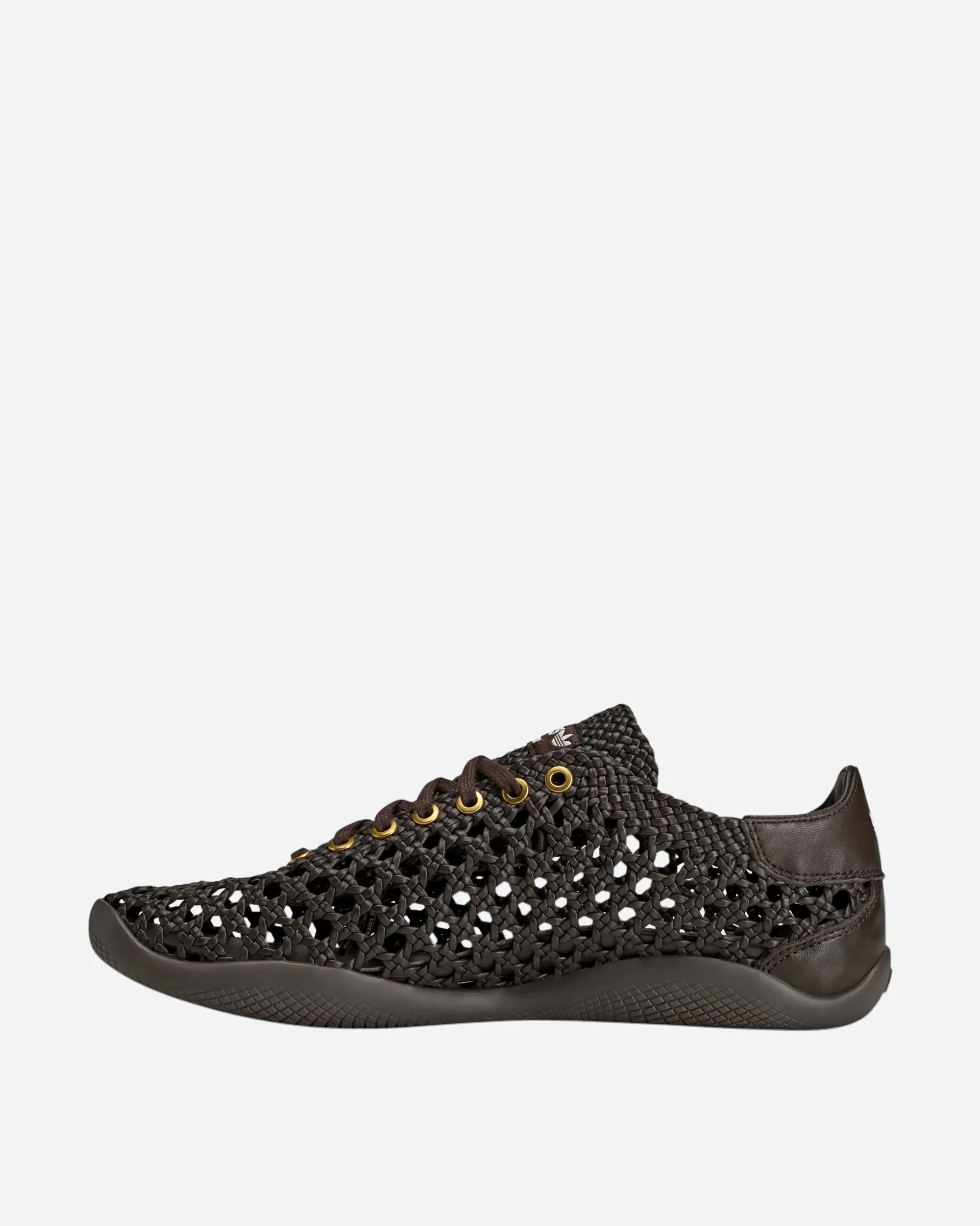 Wales Bonner Karintha Basketry Sneakers Dark Brown - Image 3