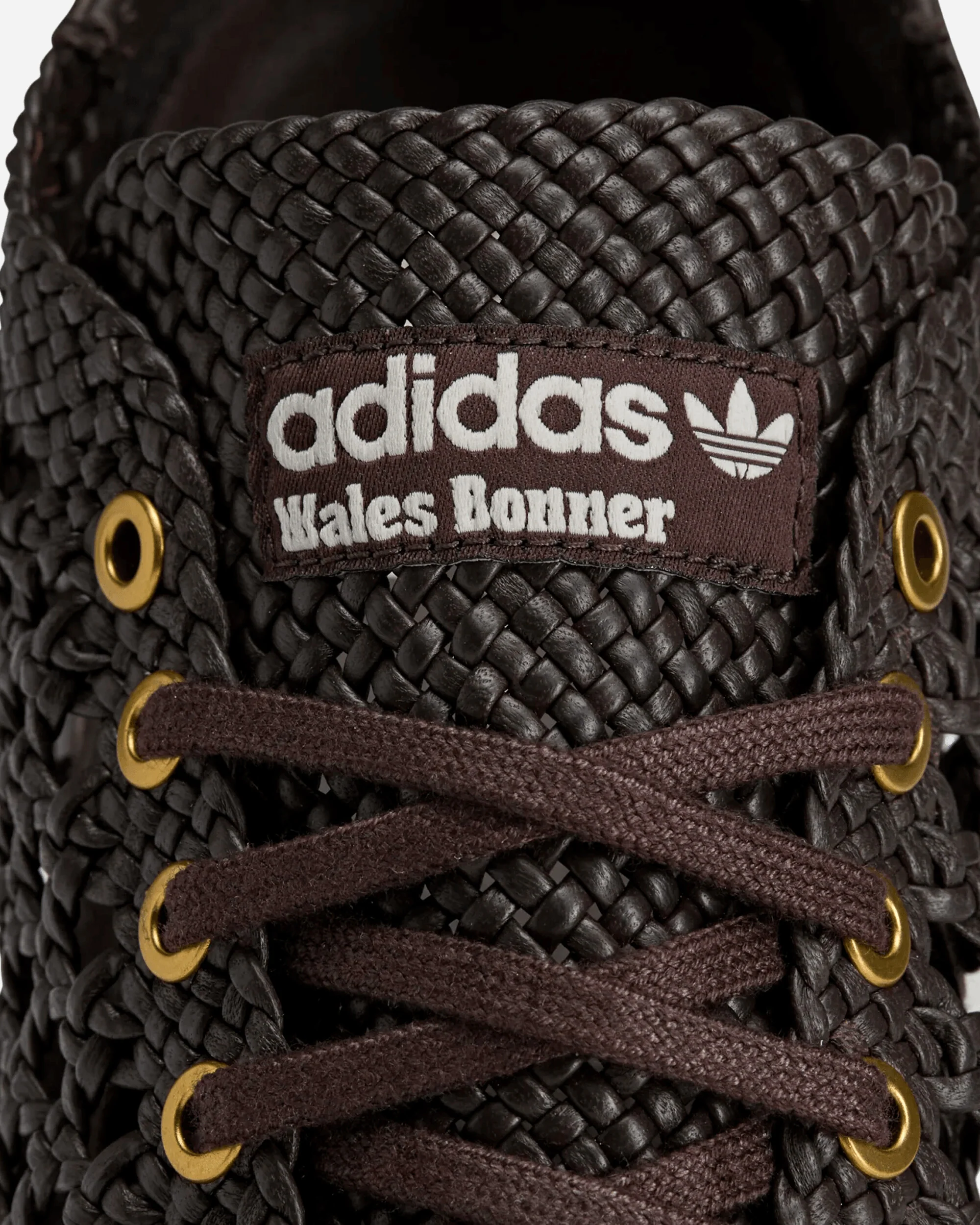 Wales Bonner Karintha Basketry Sneakers Dark Brown - Image 5