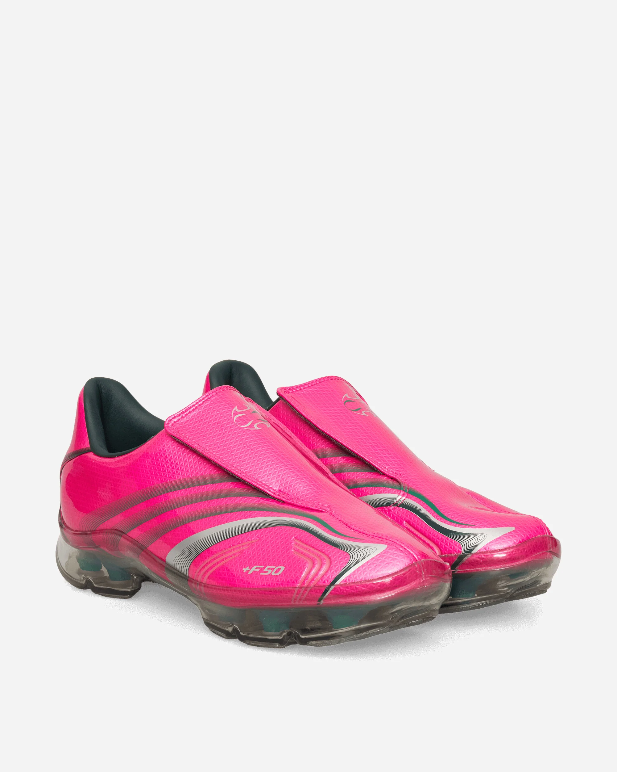 Women's F50 Walkable Sneakers Shock Pink / Bold Green / Silver Metallic - Image 2