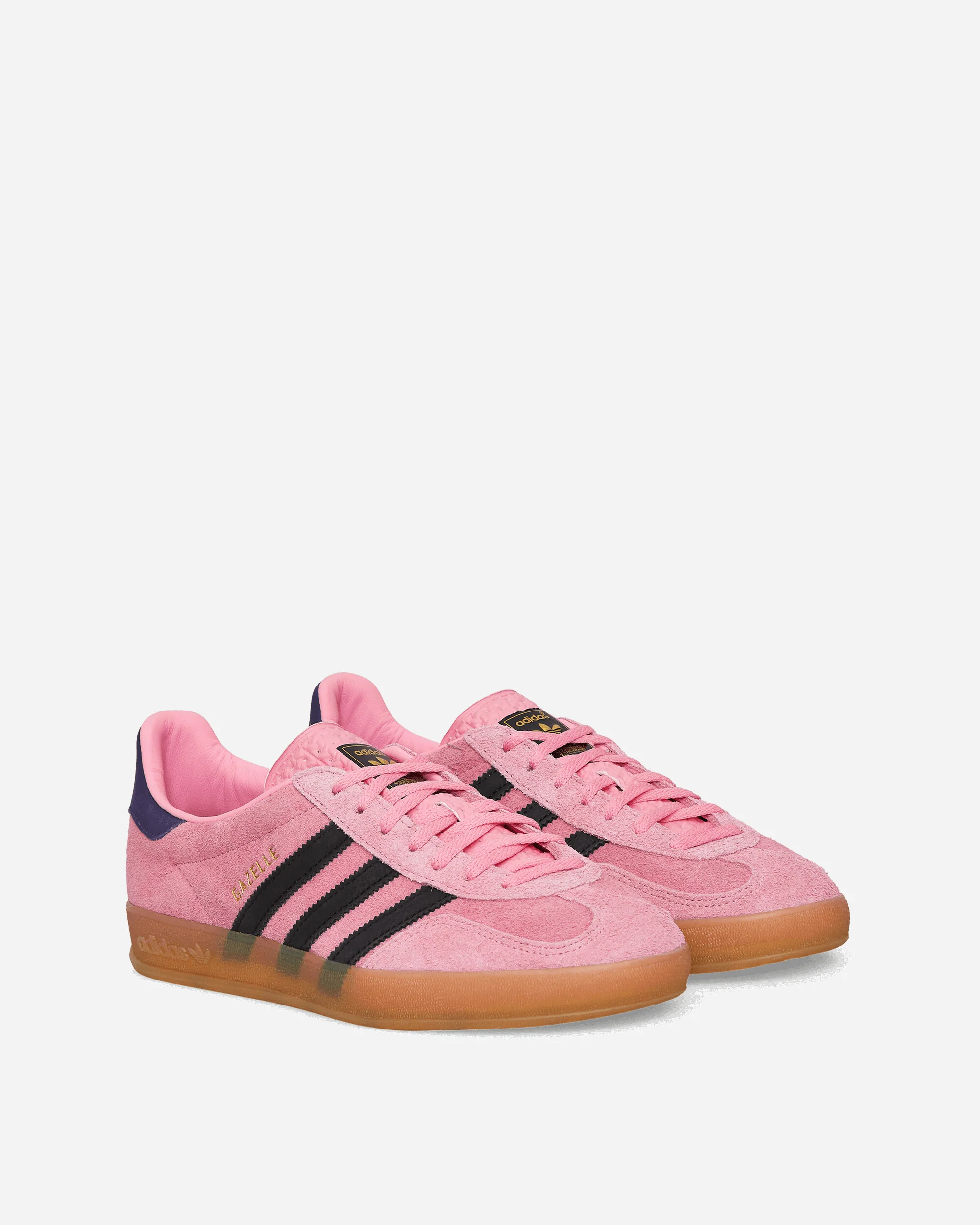 Women's Gazelle Indoor Sneakers Bliss Pink / Core Black / Collegiate Purple - Image 2