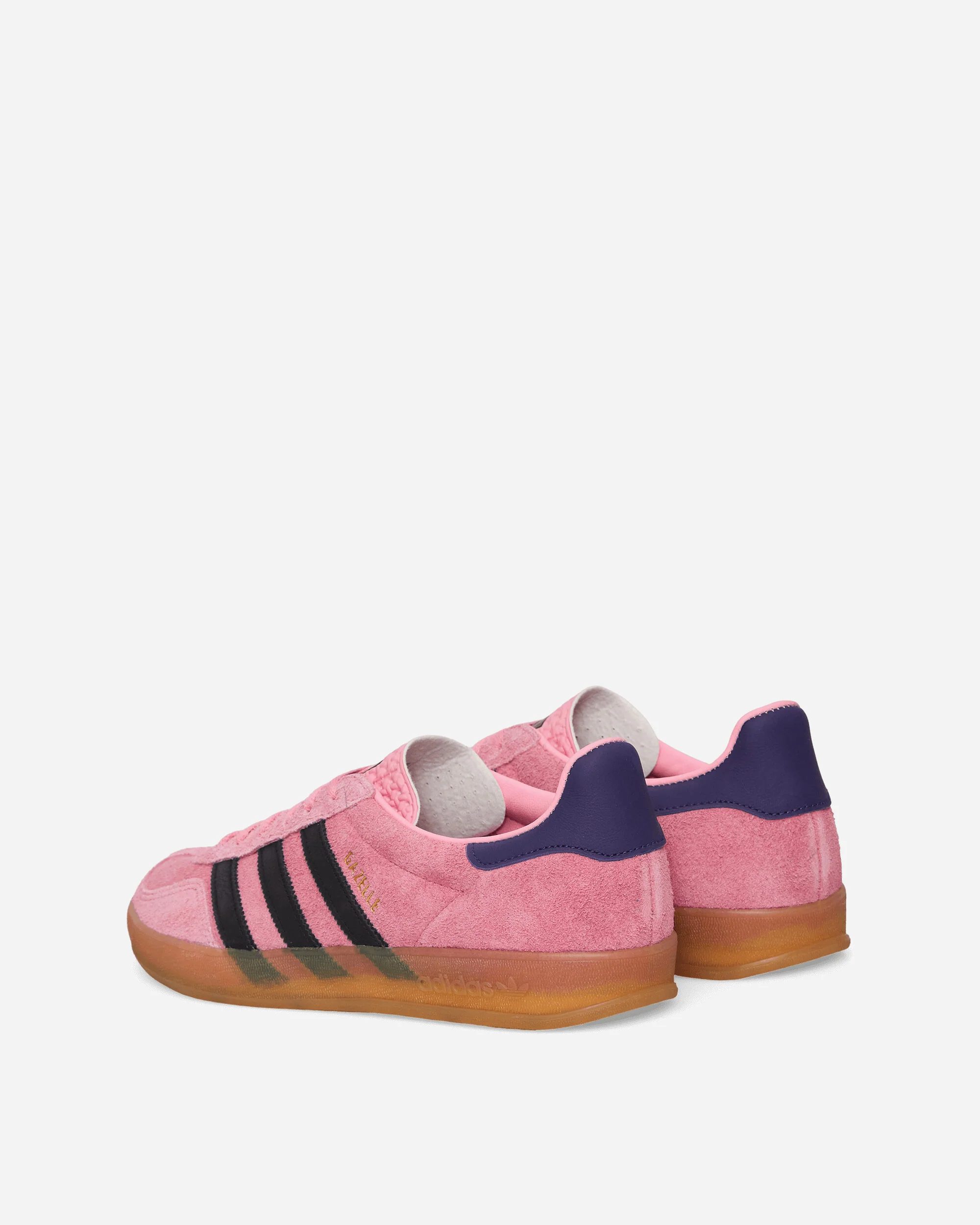Women's Gazelle Indoor Sneakers Bliss Pink / Core Black / Collegiate Purple - Image 4