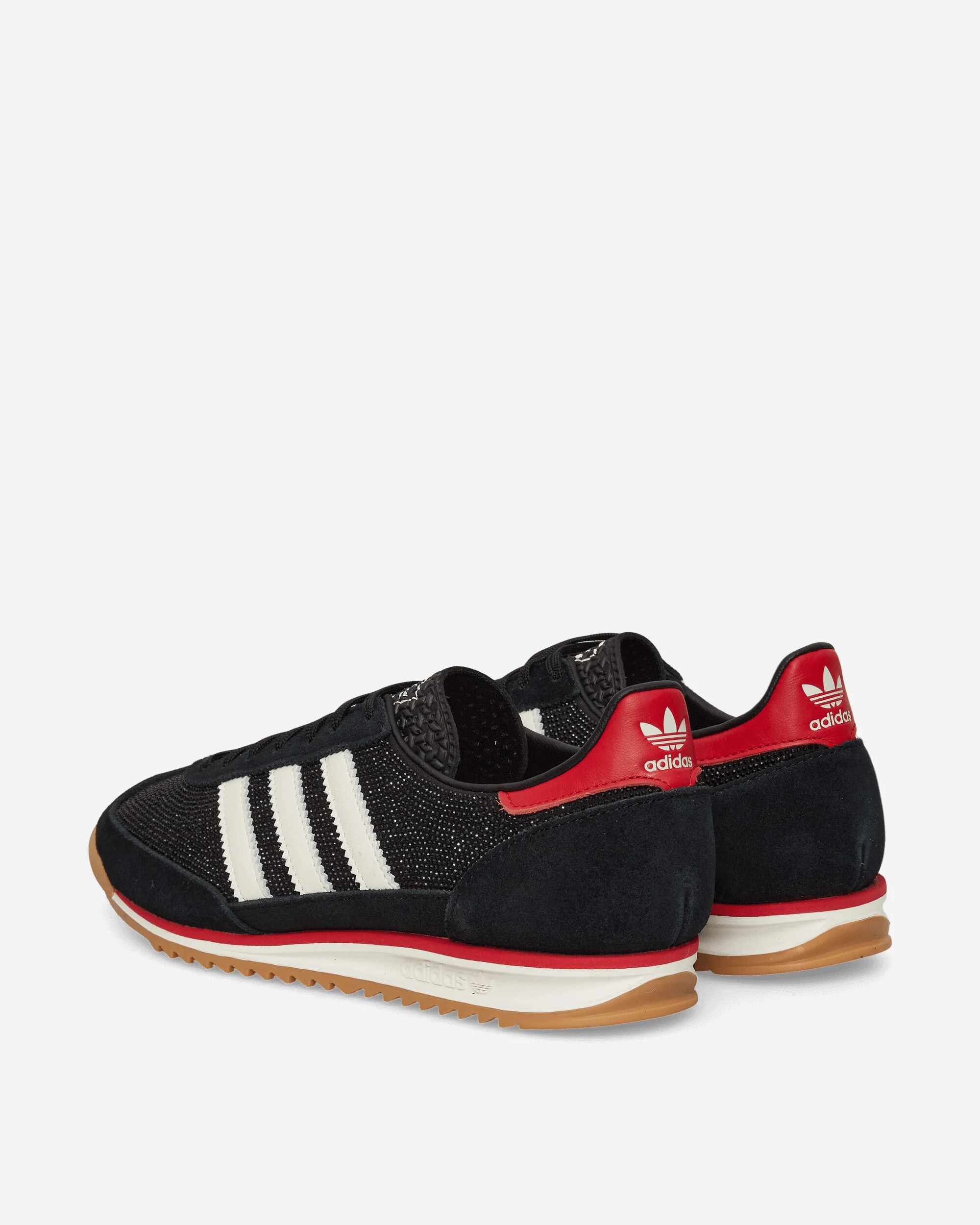 Women's SL 72 OG Sneakers Core Black / Off White / Better Scarlet - Image 4