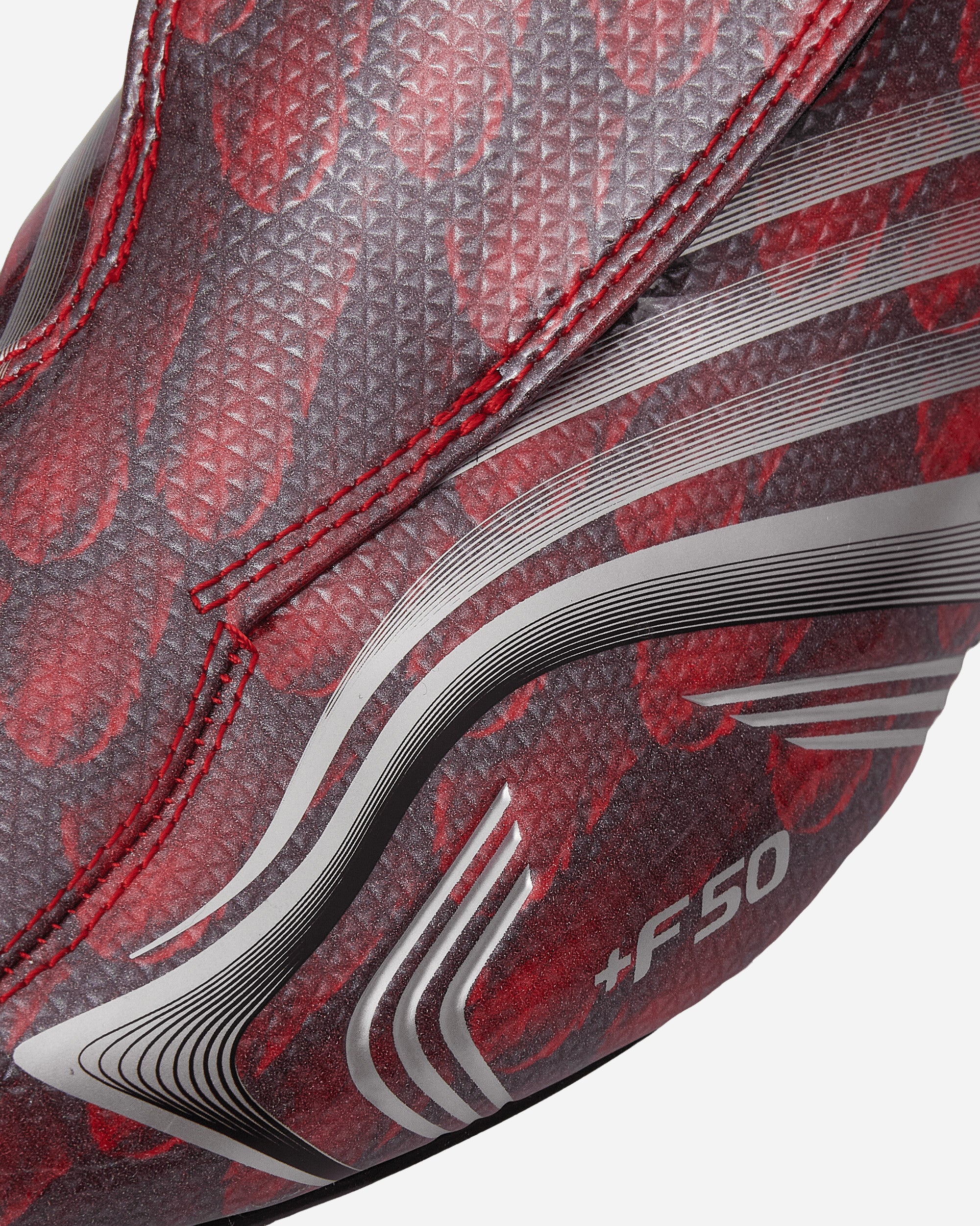 Women's Taekwondo F50 Sneakers Better Scarlet / Silver Metallic / Core Black - Image 6