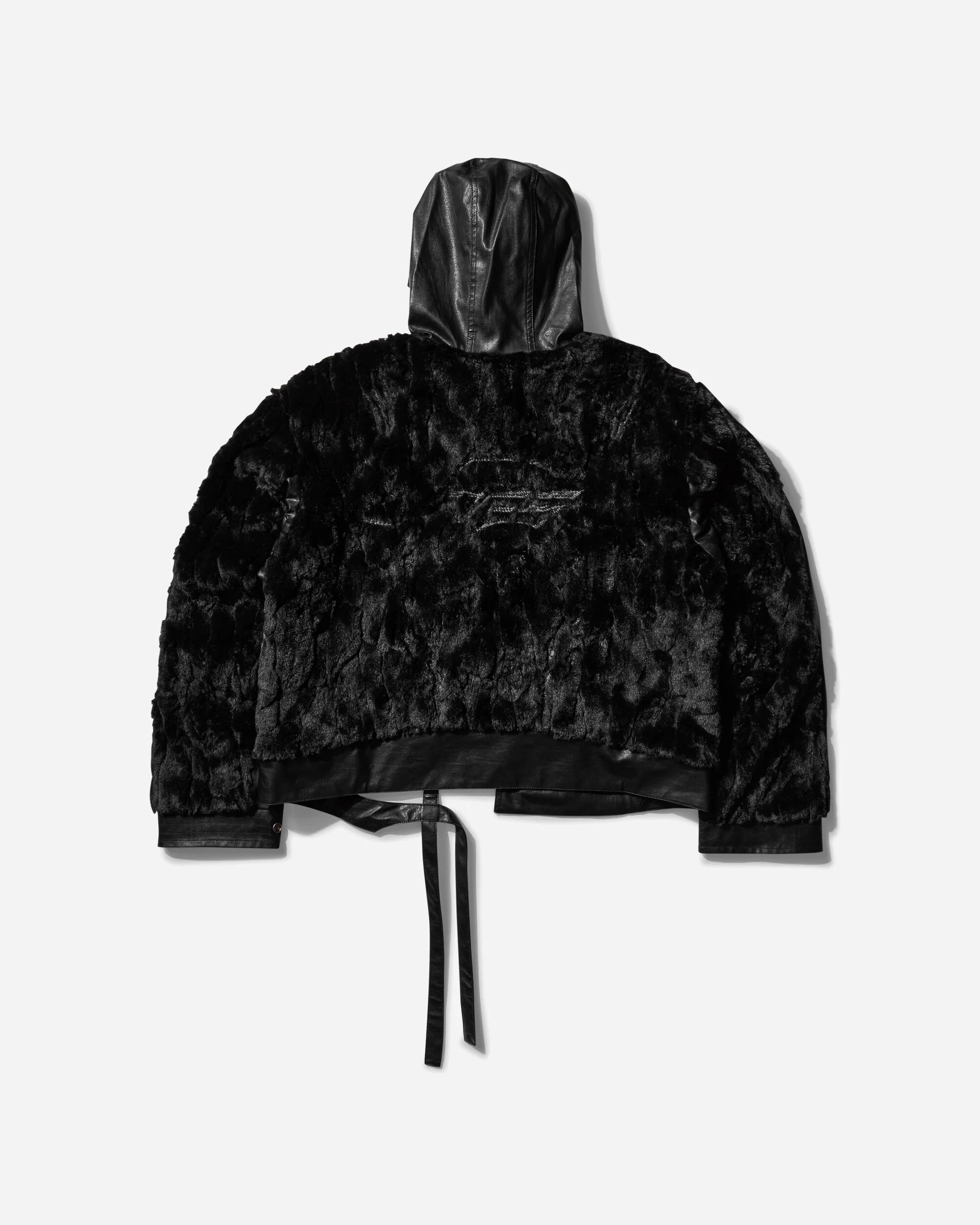 Women's Swamp Faux Leather Jacket Black - Image 2