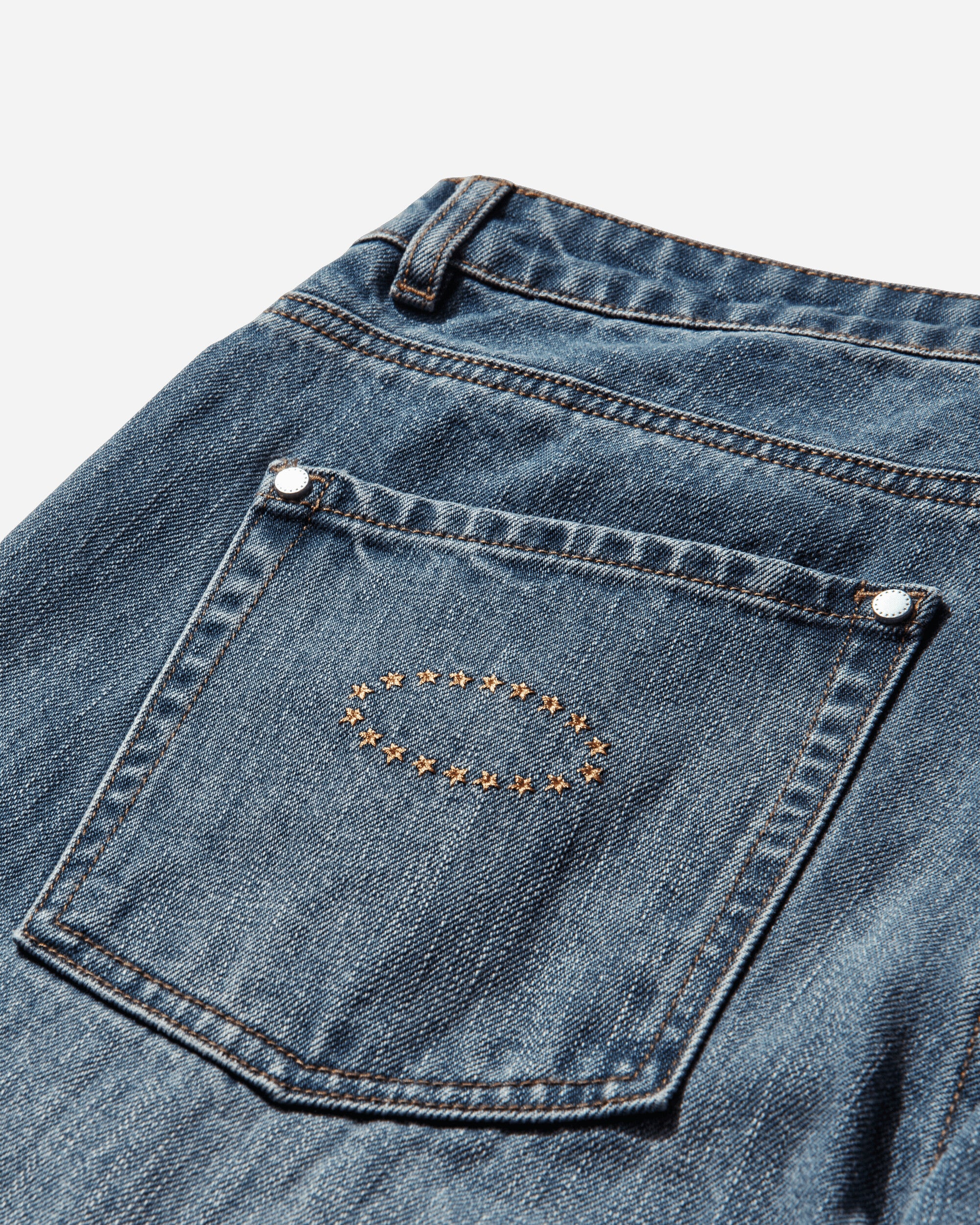 Street Straight Pants Indigo - Image 3