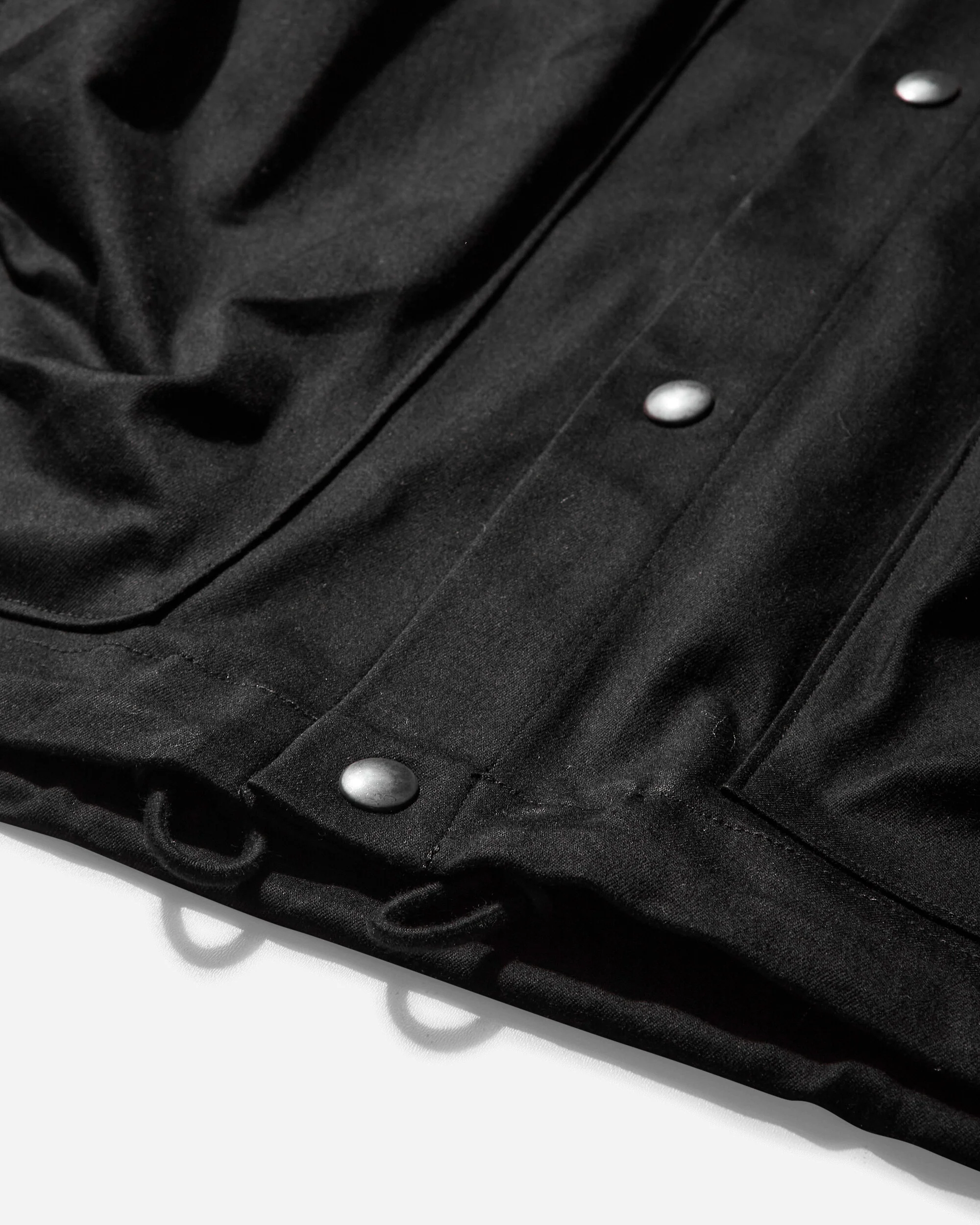 Men's Parka Shell Jacket Black - Image 4